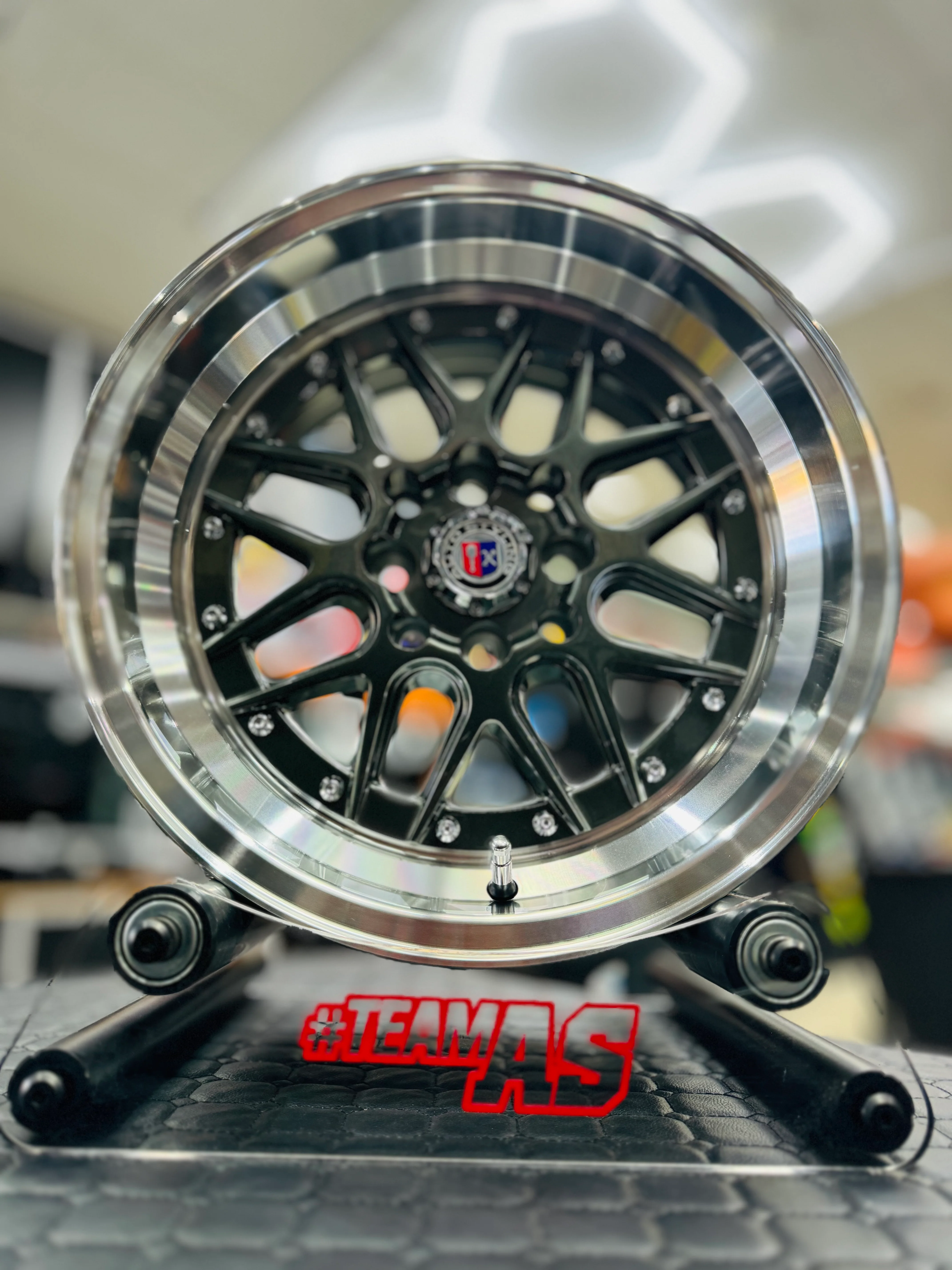 15” AS- 7507 4/100 4/114 gunmetal grey wheels - Image 3