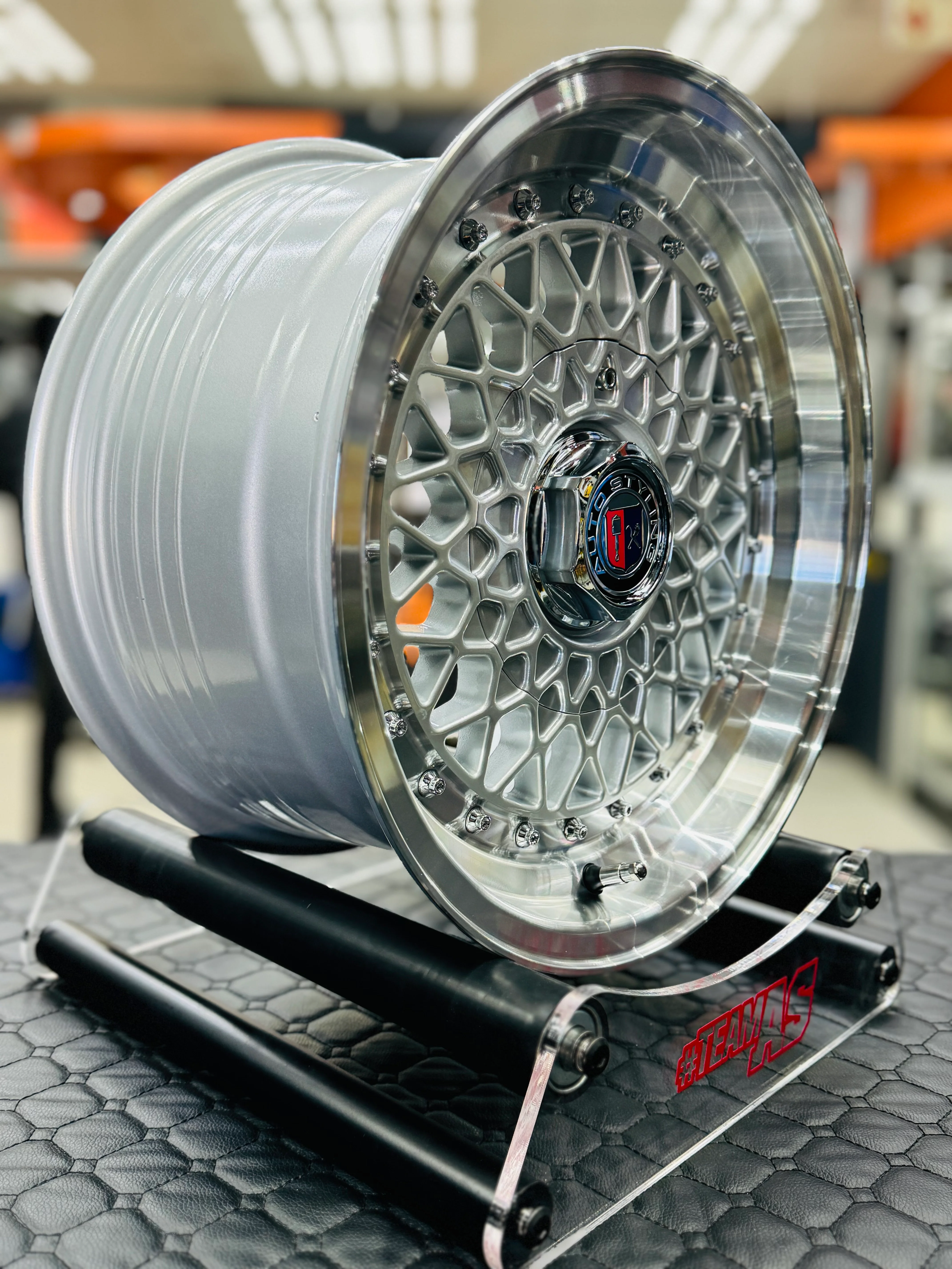 15” AS- 7537 BBS 4/100 & 4/114 SILVER WHEELS - Image 4