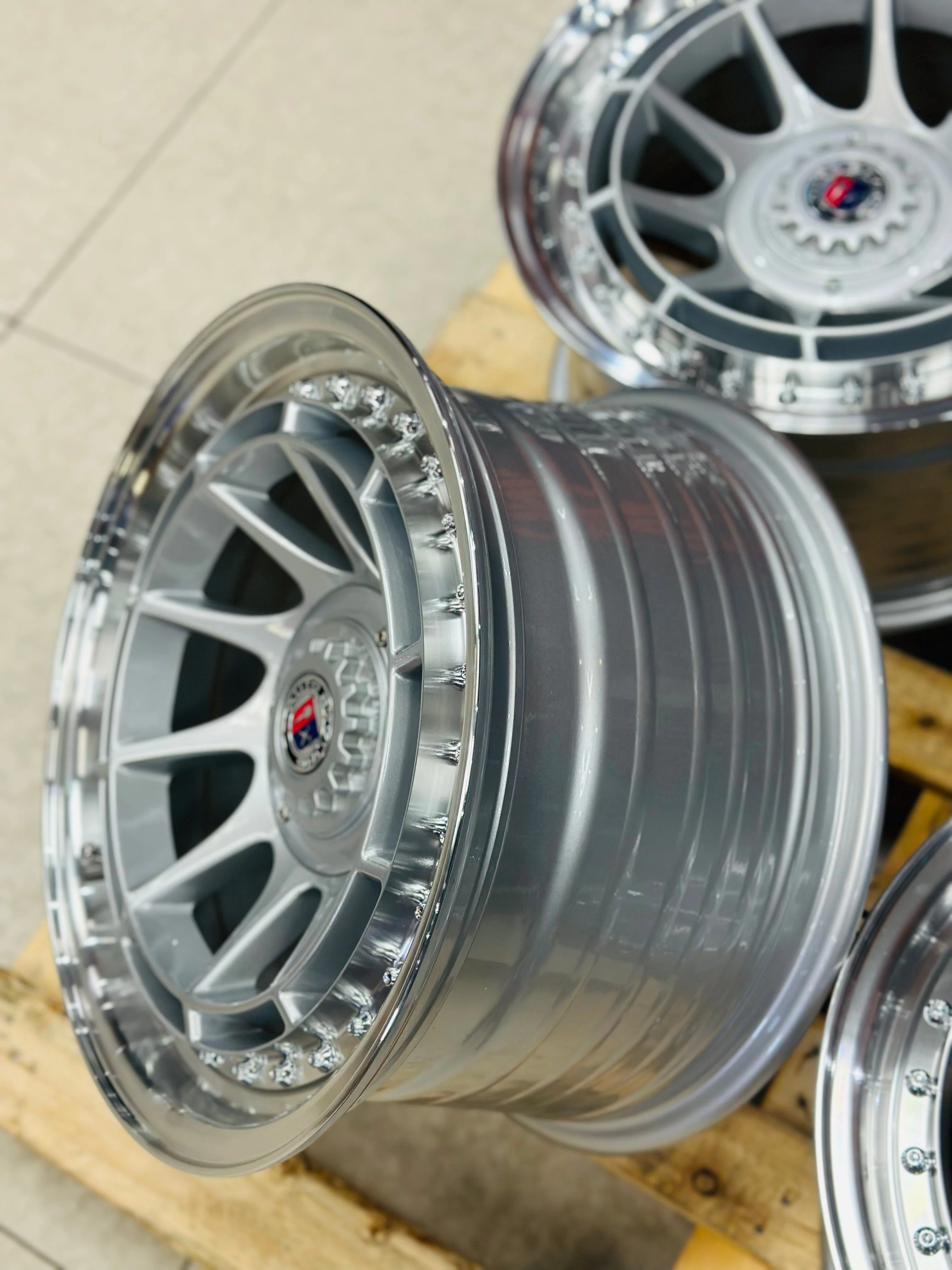 15” AS-7573 SILVER  4/100 4/108 wheels - Image 10
