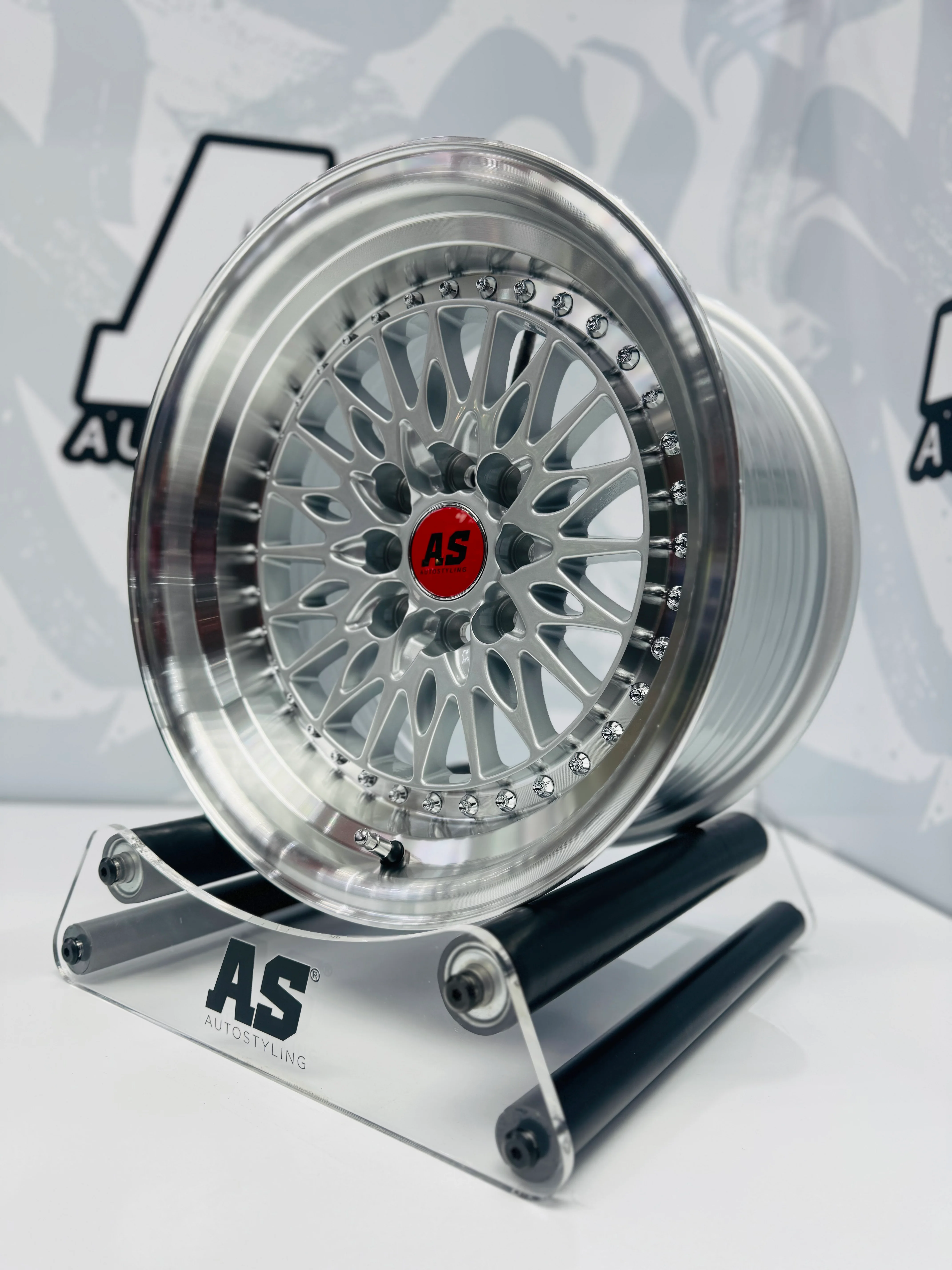 15” AS-7578 SILVER 4/100 4/114 wheels - Image 9