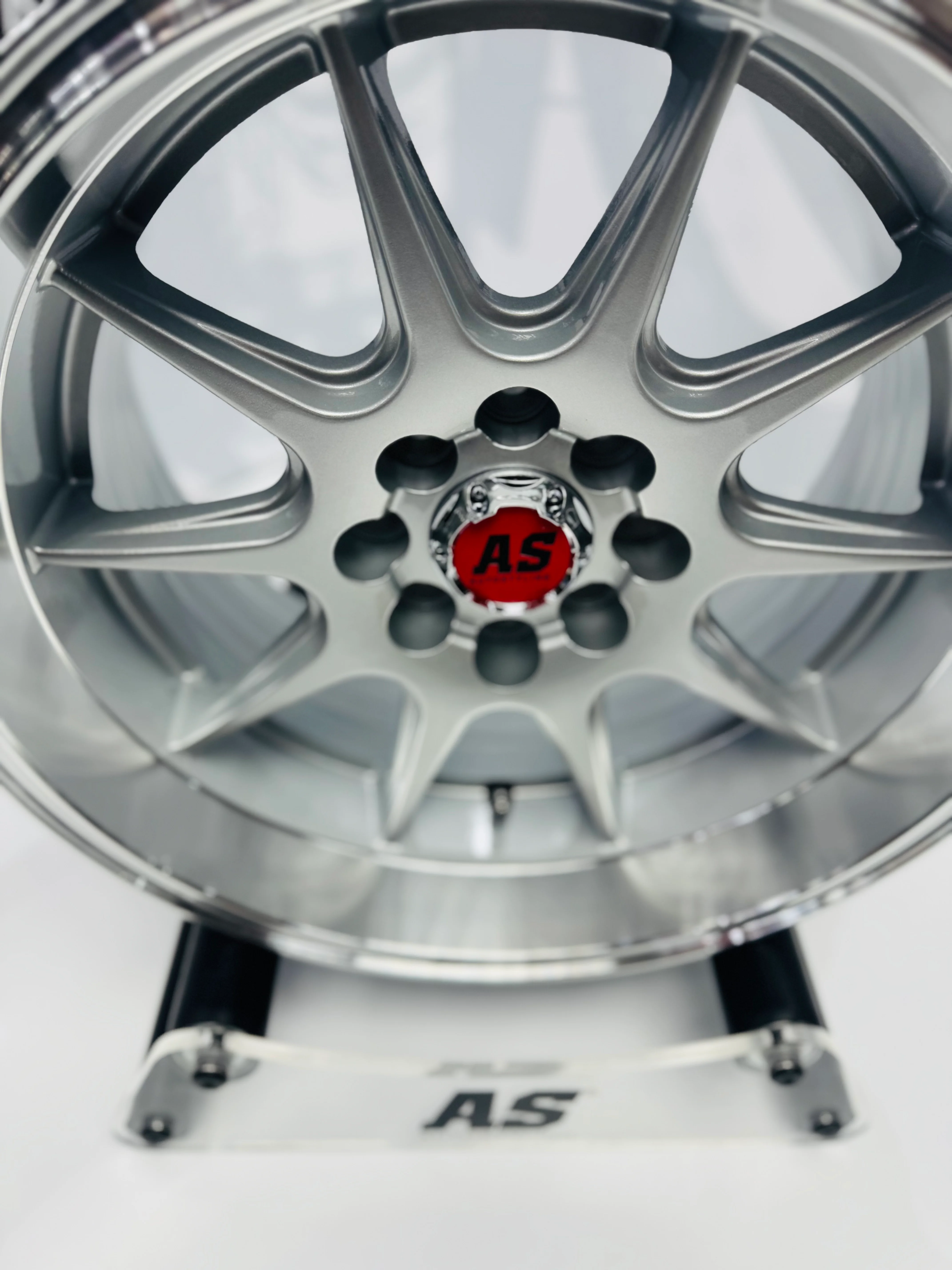 15” AS- 7582 4/100 4/108 silver wheels - Image 7