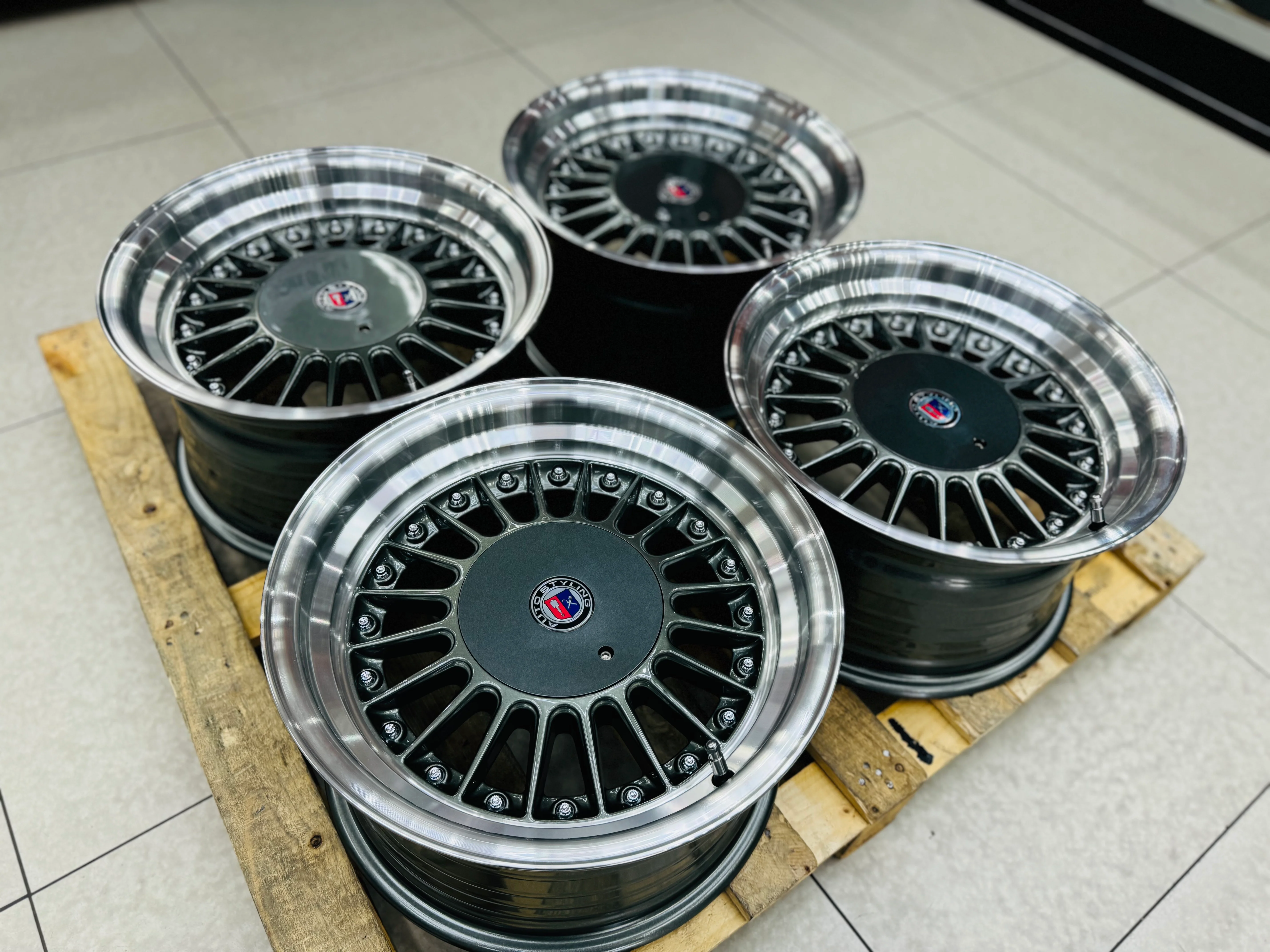 15” AS- ALPINA 4/100 & 4/114 WHEELS GREY - Image 4