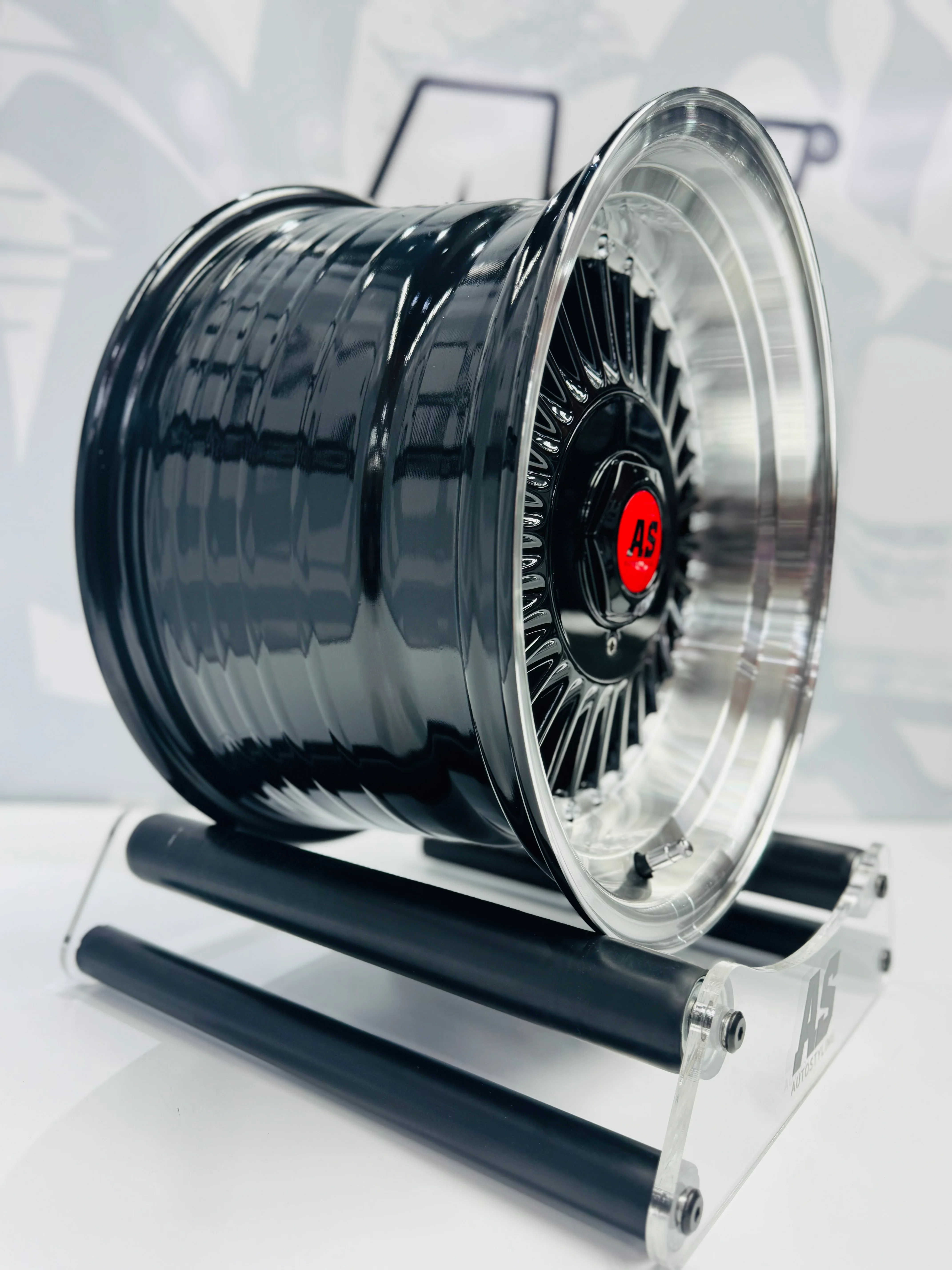 15” AS-EMITZ 7616/8004 black 5/100 5/114 wheels - Image 7