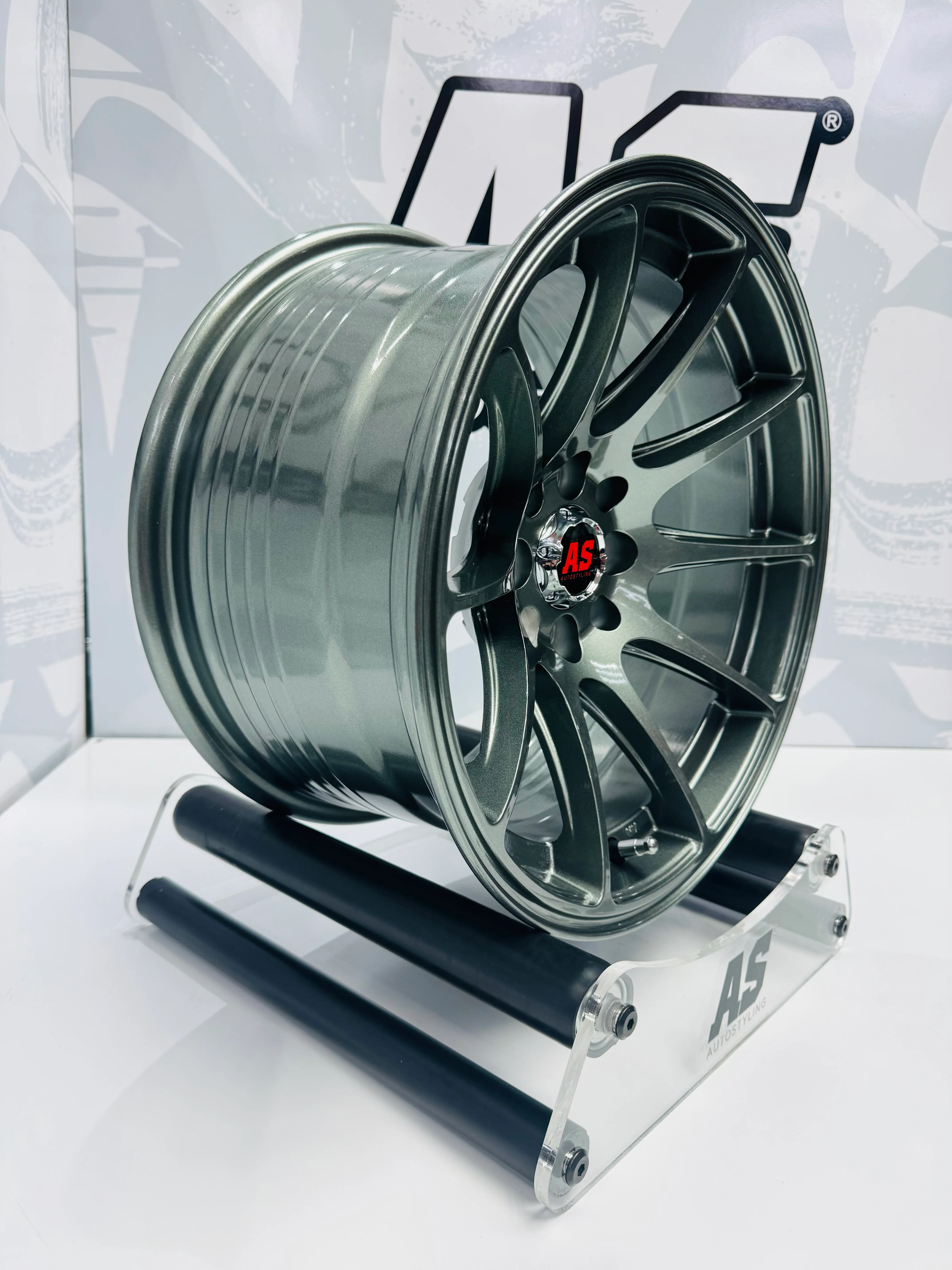 15” AS - XXR M7182 4x100 4x108 GLOSS GREY - Image 4