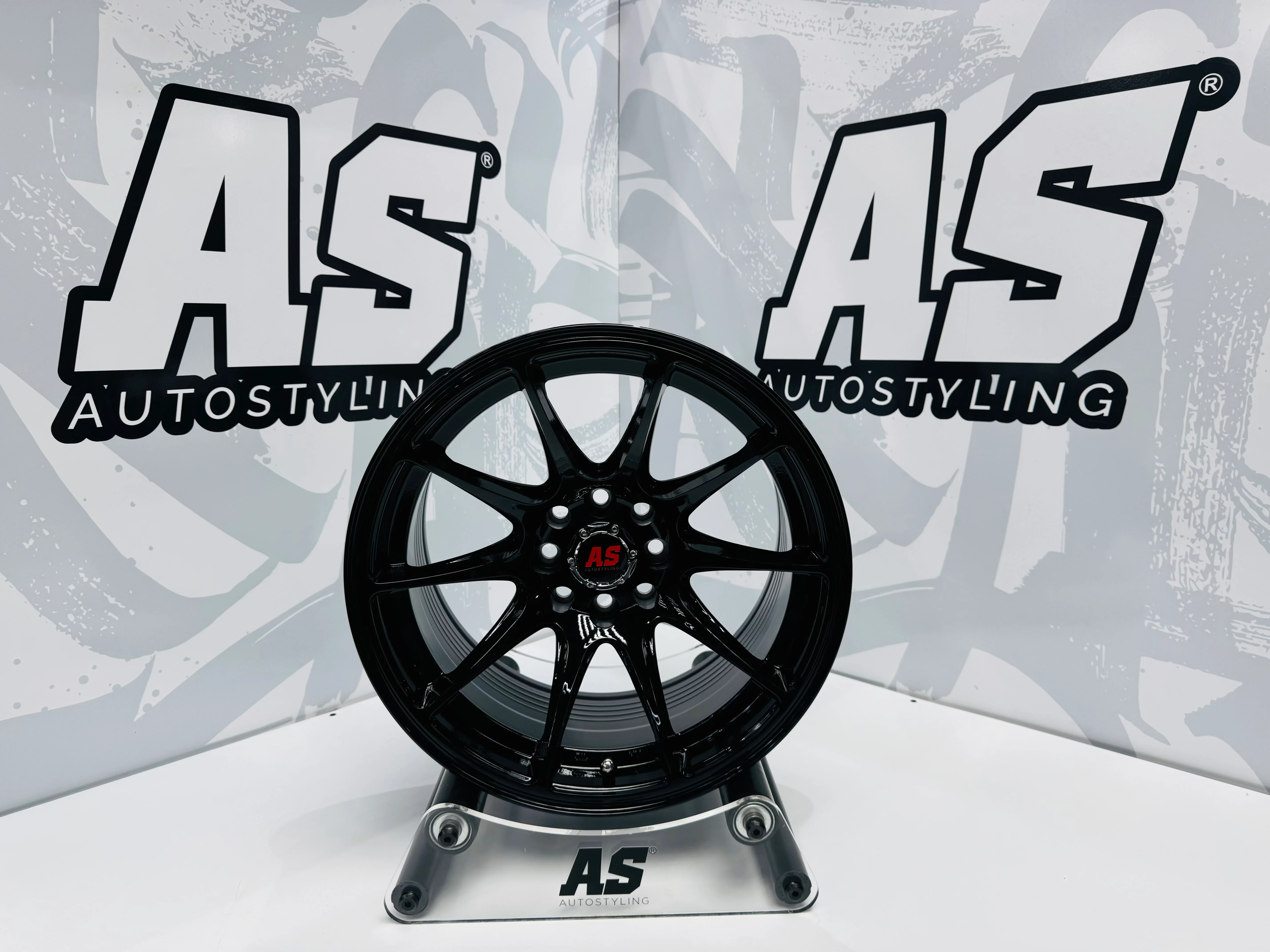 15” AS XXR - M7550  4x100 4x108 GLOSS BLACK - Image 2
