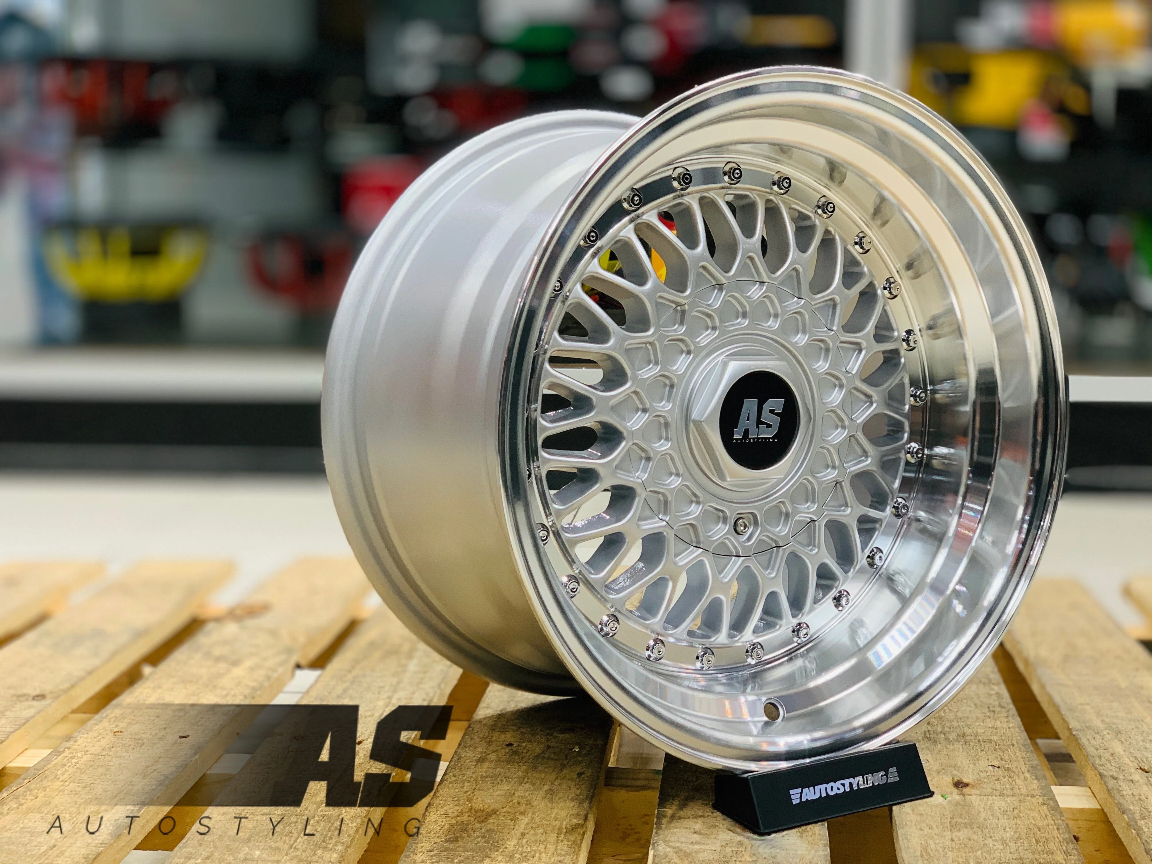 15” AS-MESH 4/100 4/114 SILVER