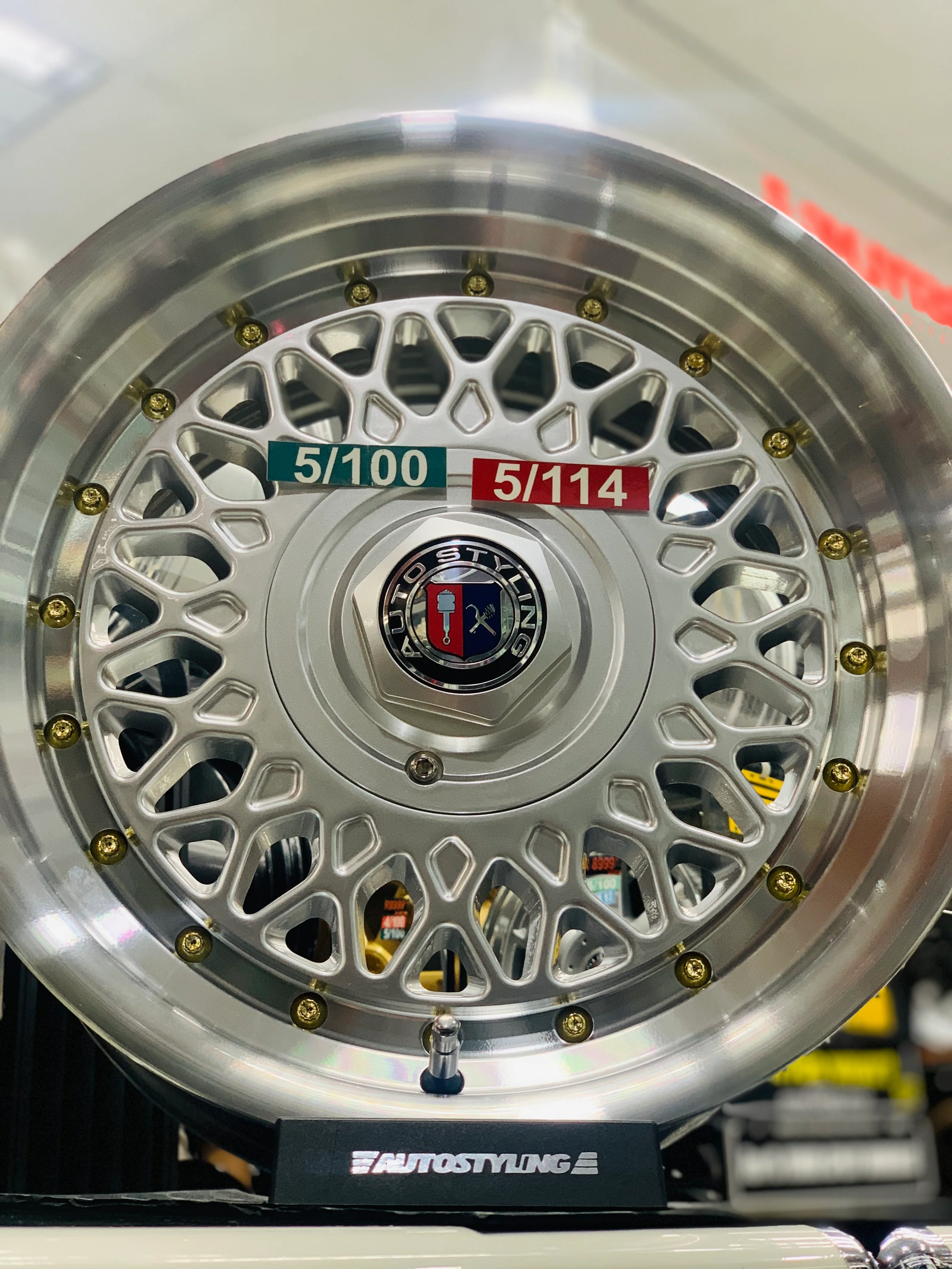 15” AS- PMESH SILVER 5x100 & 5x114 silver wheels - Image 4