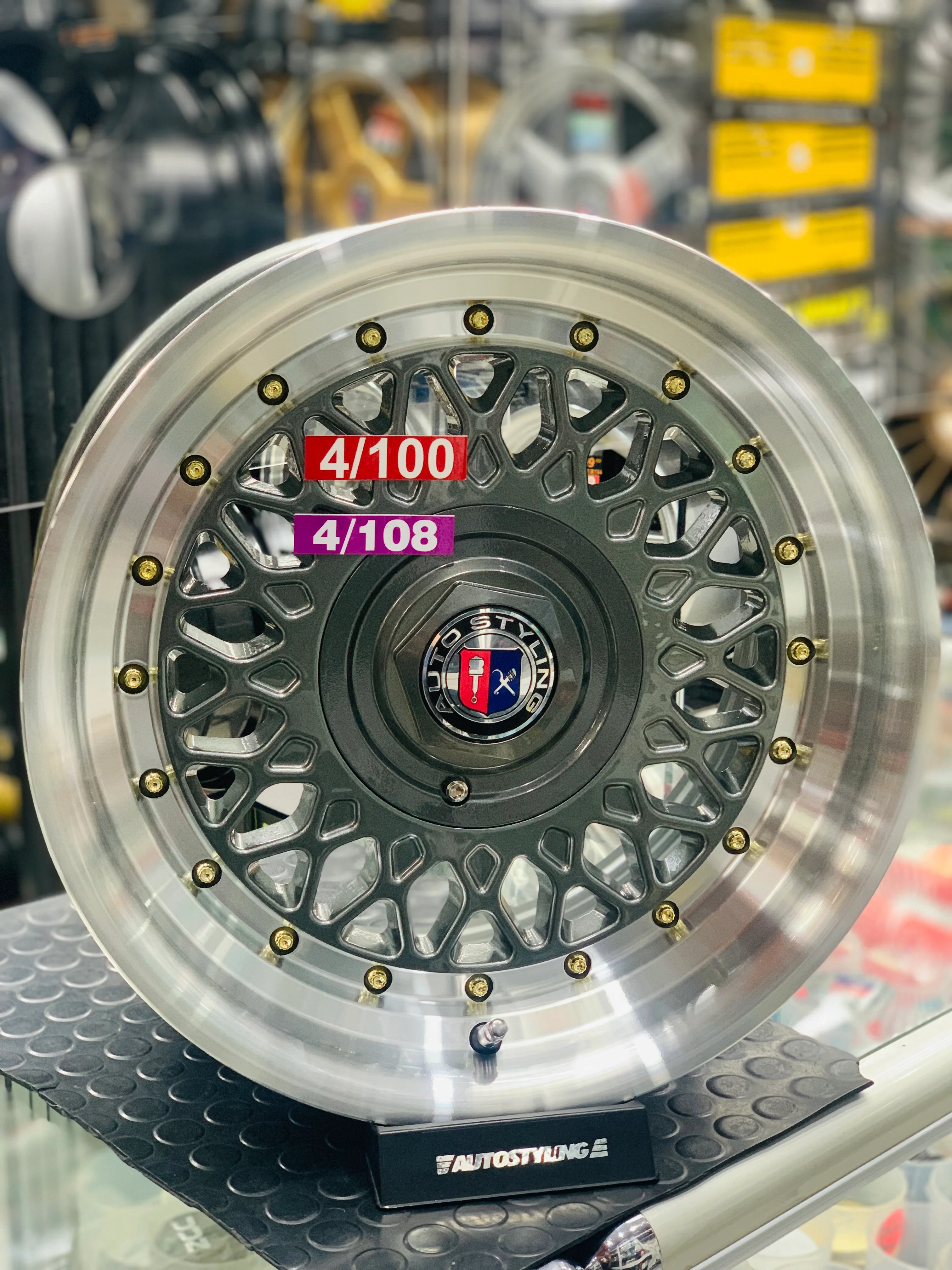 15” AS-PMESH 4x100 & 4x108 gunmetal - Image 4