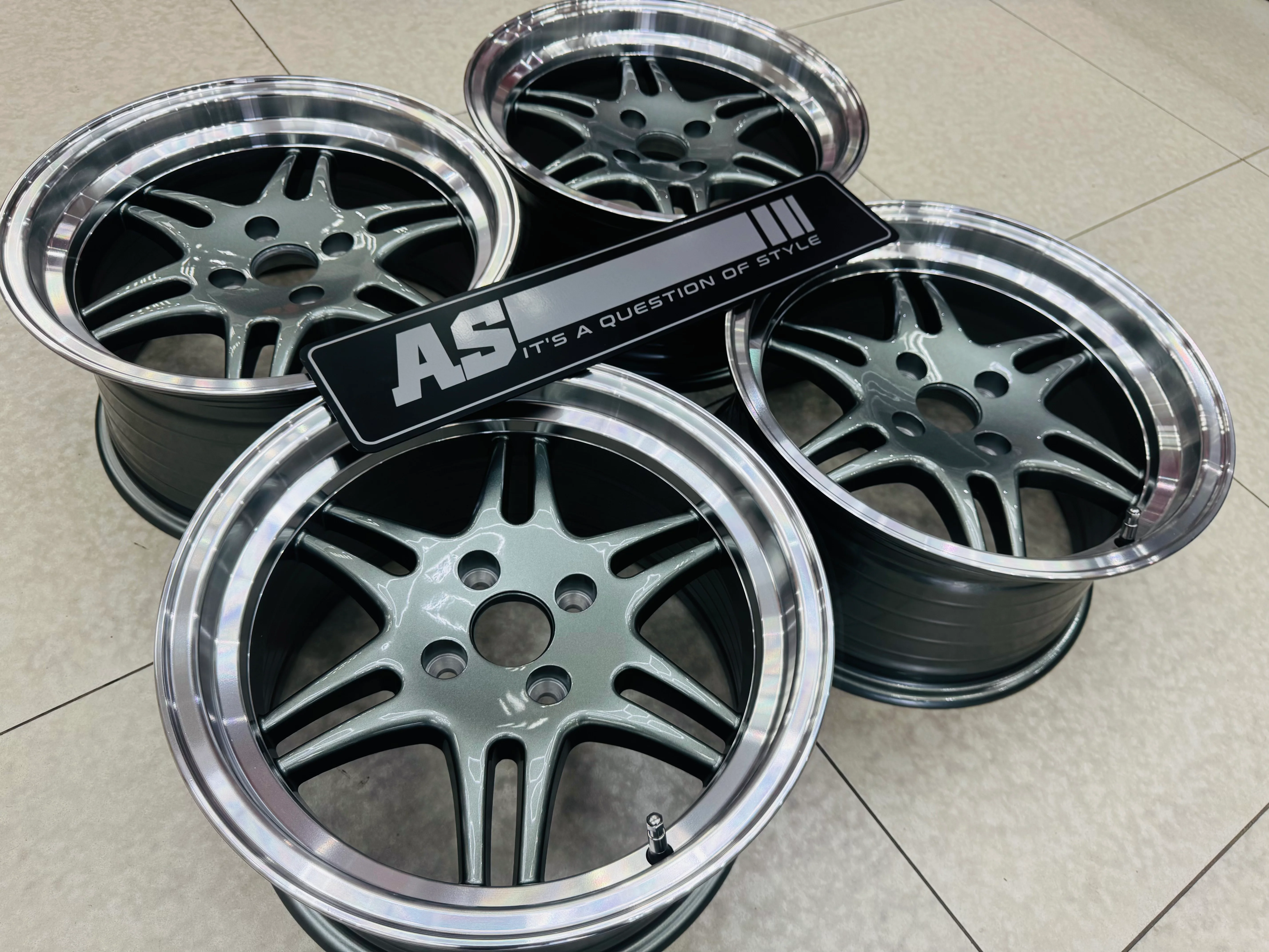 15” AS-RSI TWINSPOKES WITH DISH GUNMETAL - Image 4