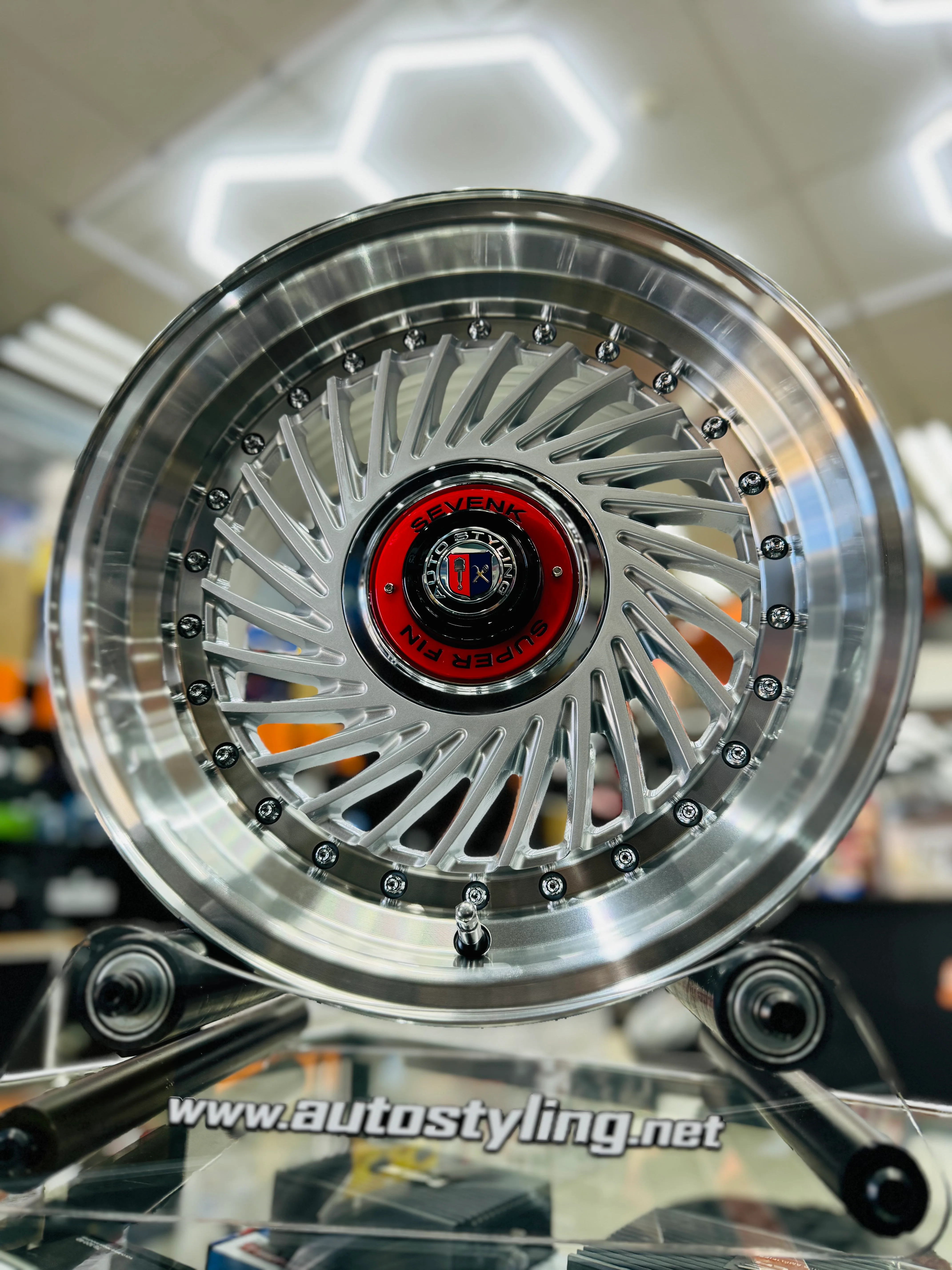 15” AS- SUPERFIN SILVER  4/100 4/114  wheels - Image 2