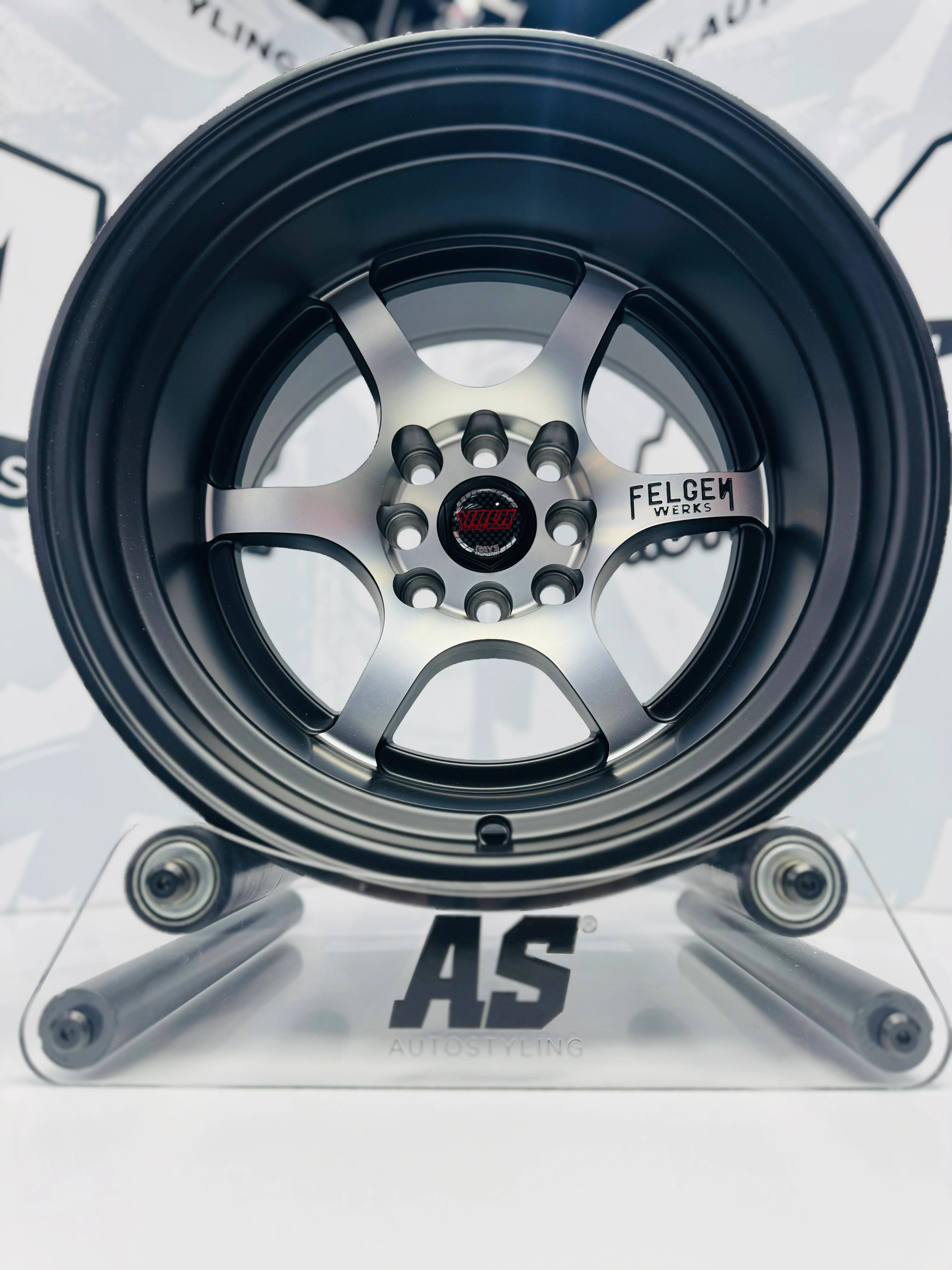 15” AS-SW401 9/10.5J 4/100 4/114 MATT BLK - Image 4