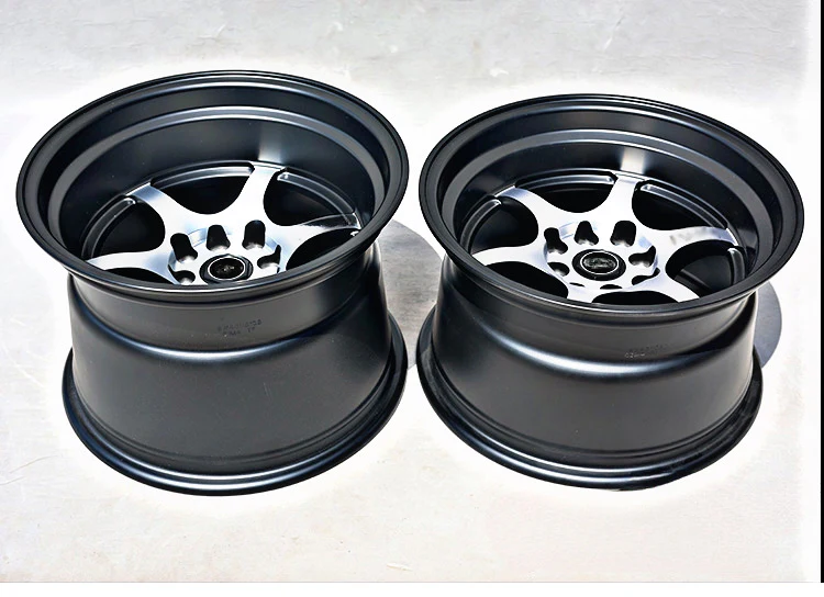 15” AS-SW401 9/10.5J 4/100 4/114 MATT BLK - Image 7