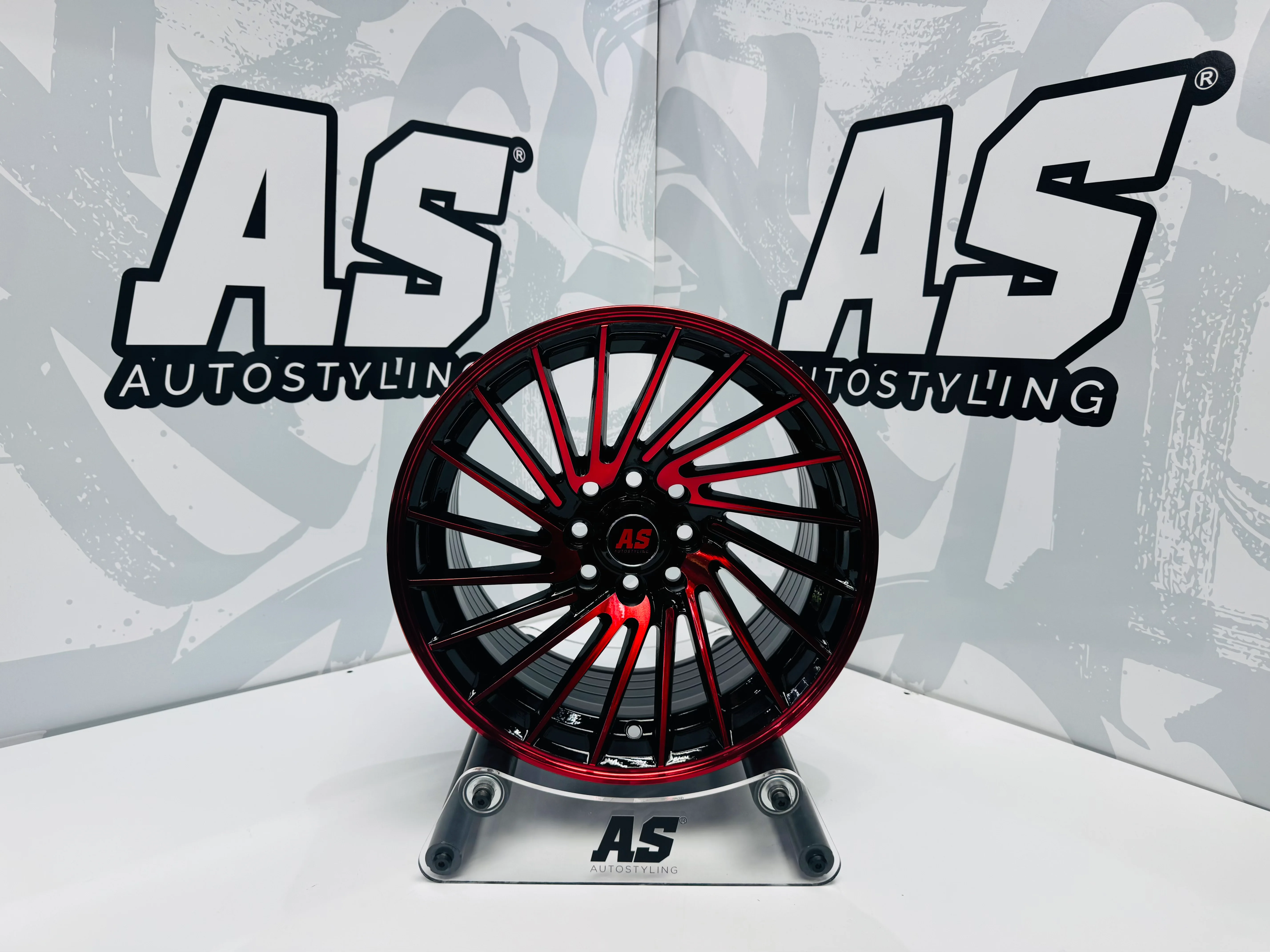 15” AS- x3001 4/100 4/114 Red - Image 2