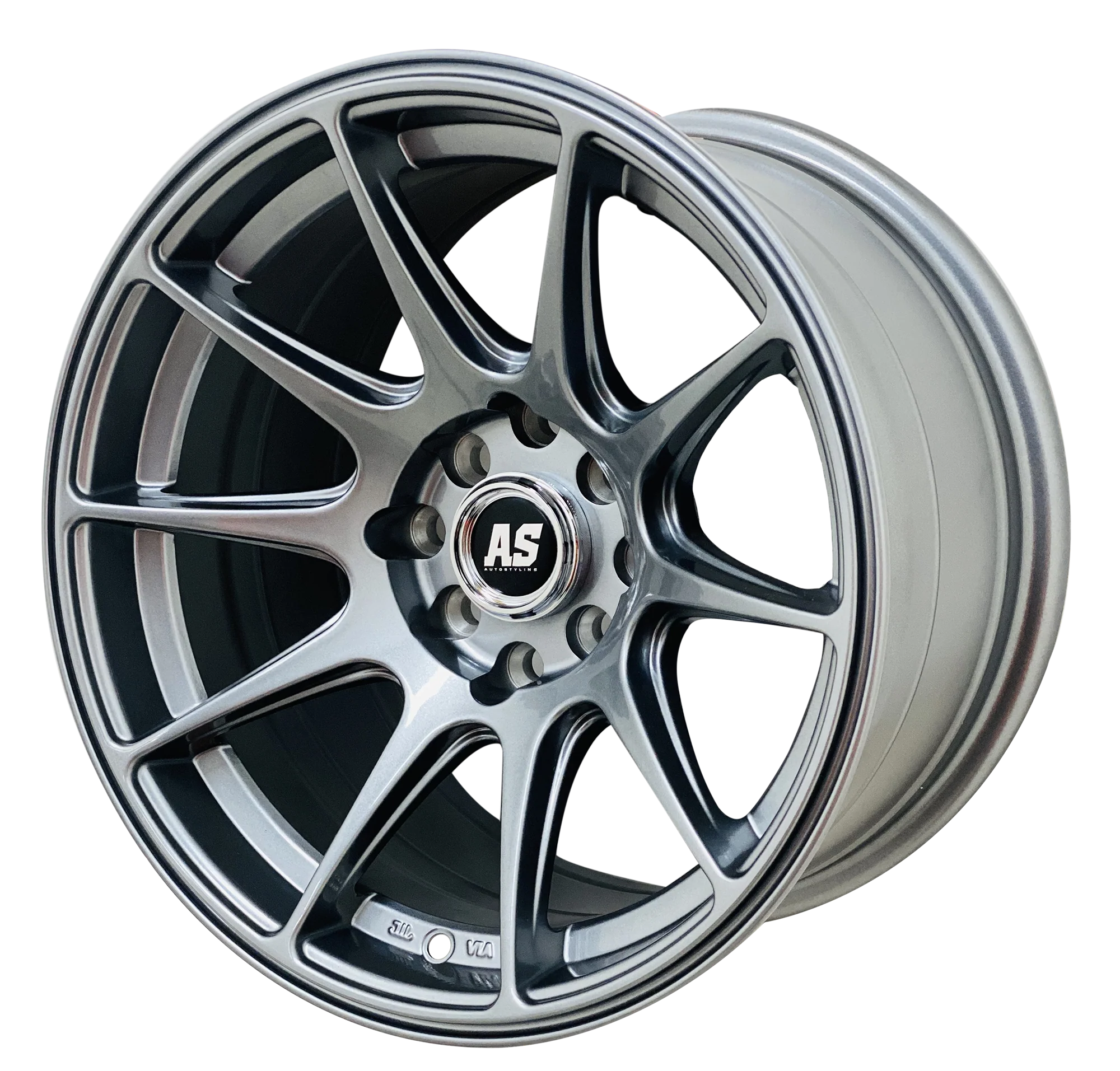 15” AS-XXR 4/100 4/114 GUNMETAL - Image 3
