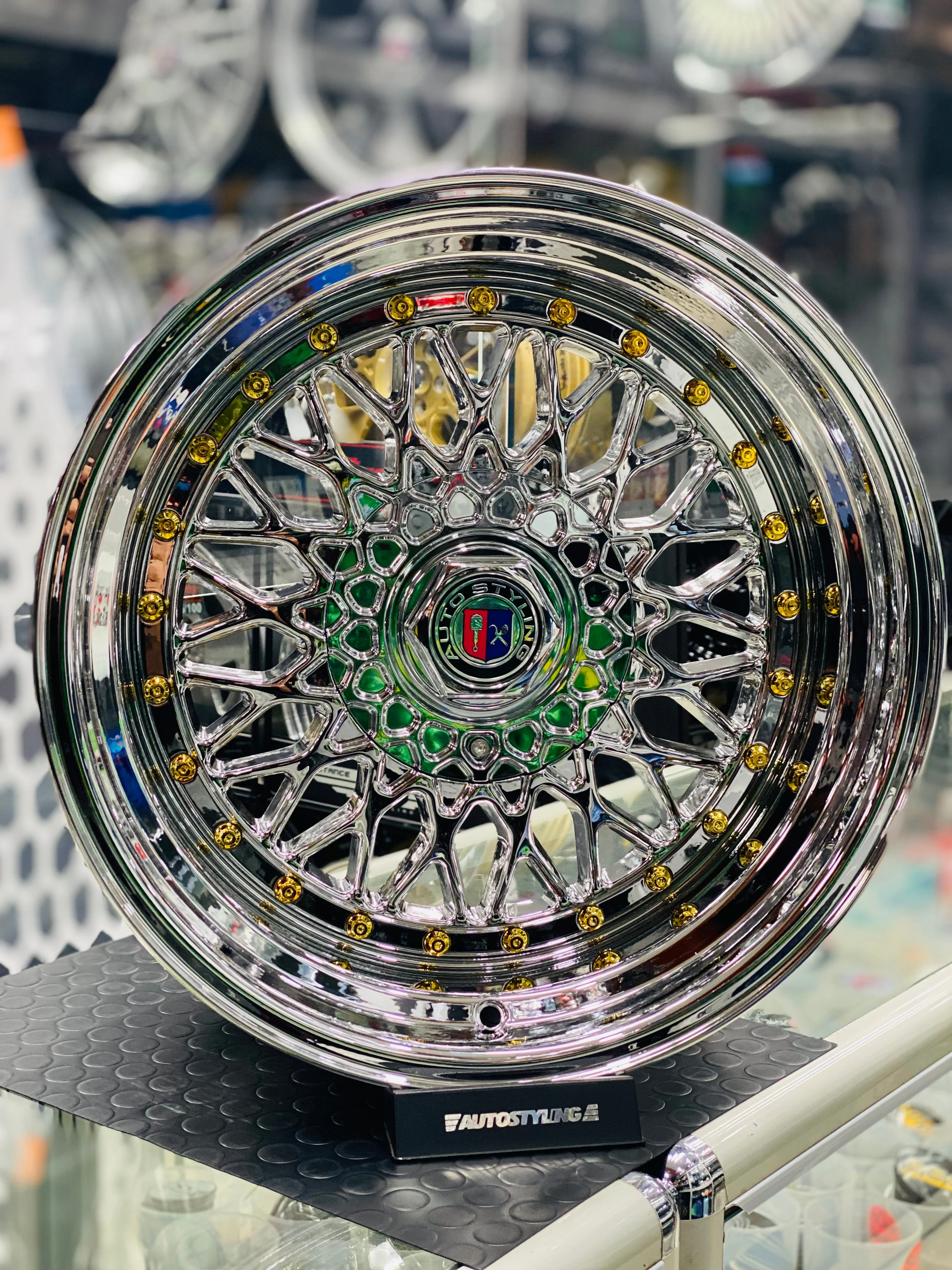 17” AS® Mesh chrome 4x100 & 5x100 8.5j - Image 5