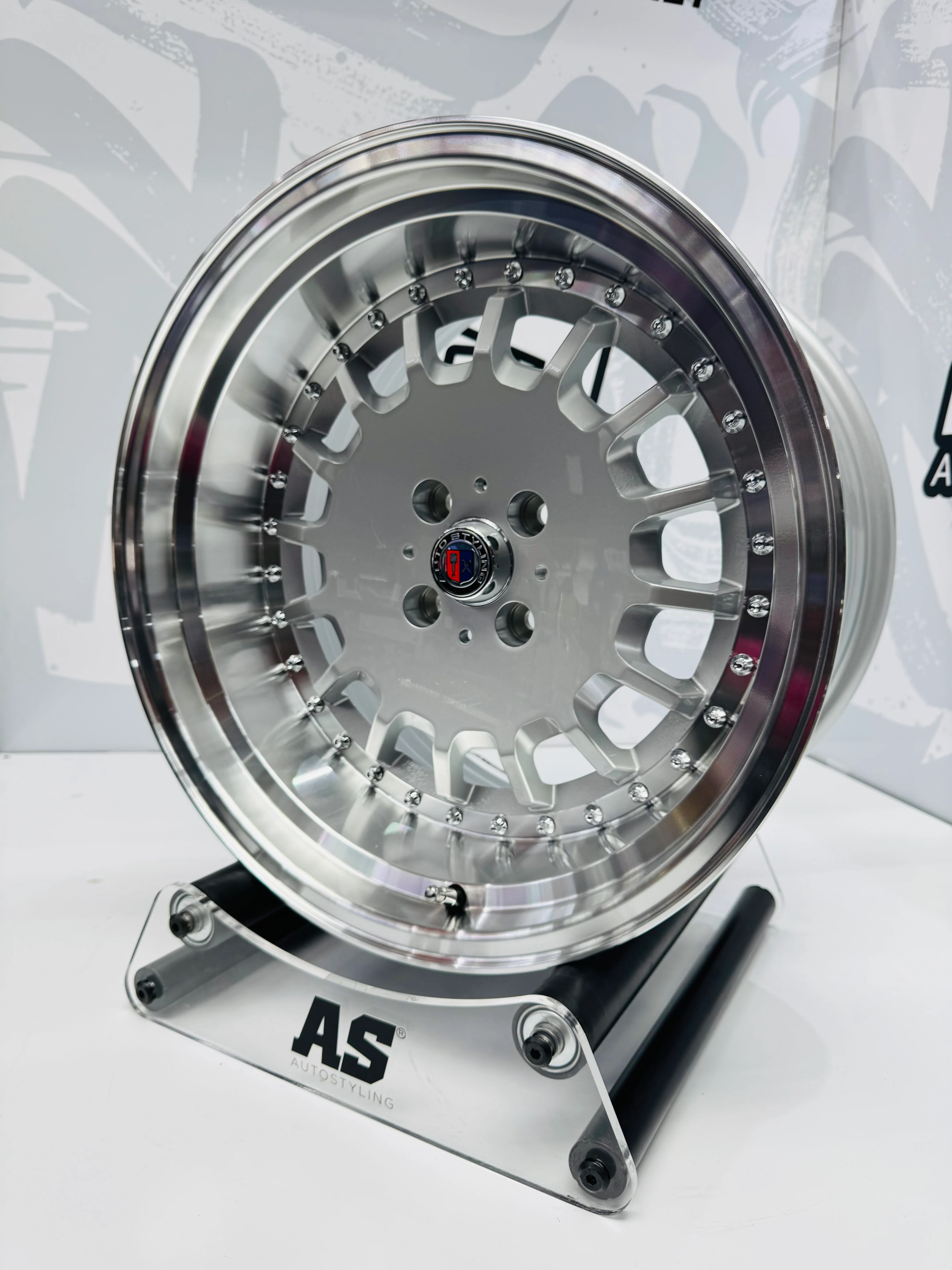 17” AS- E30 BOTTLE CAPS 8.5/10j 4/100 SILVER - Image 19