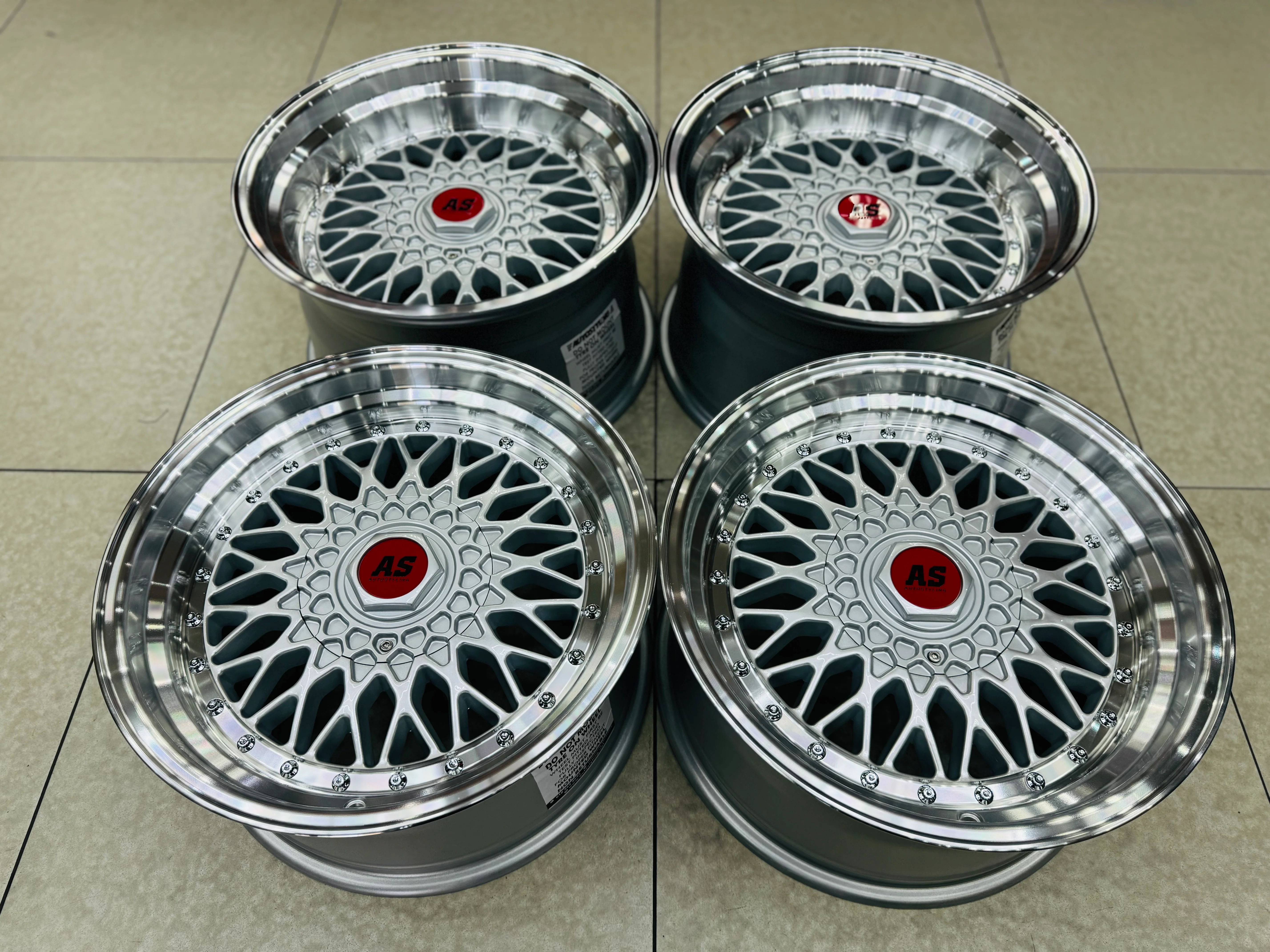 17” AS-MESH 8.5/10j 4/100 4/114 SILVER - Image 49