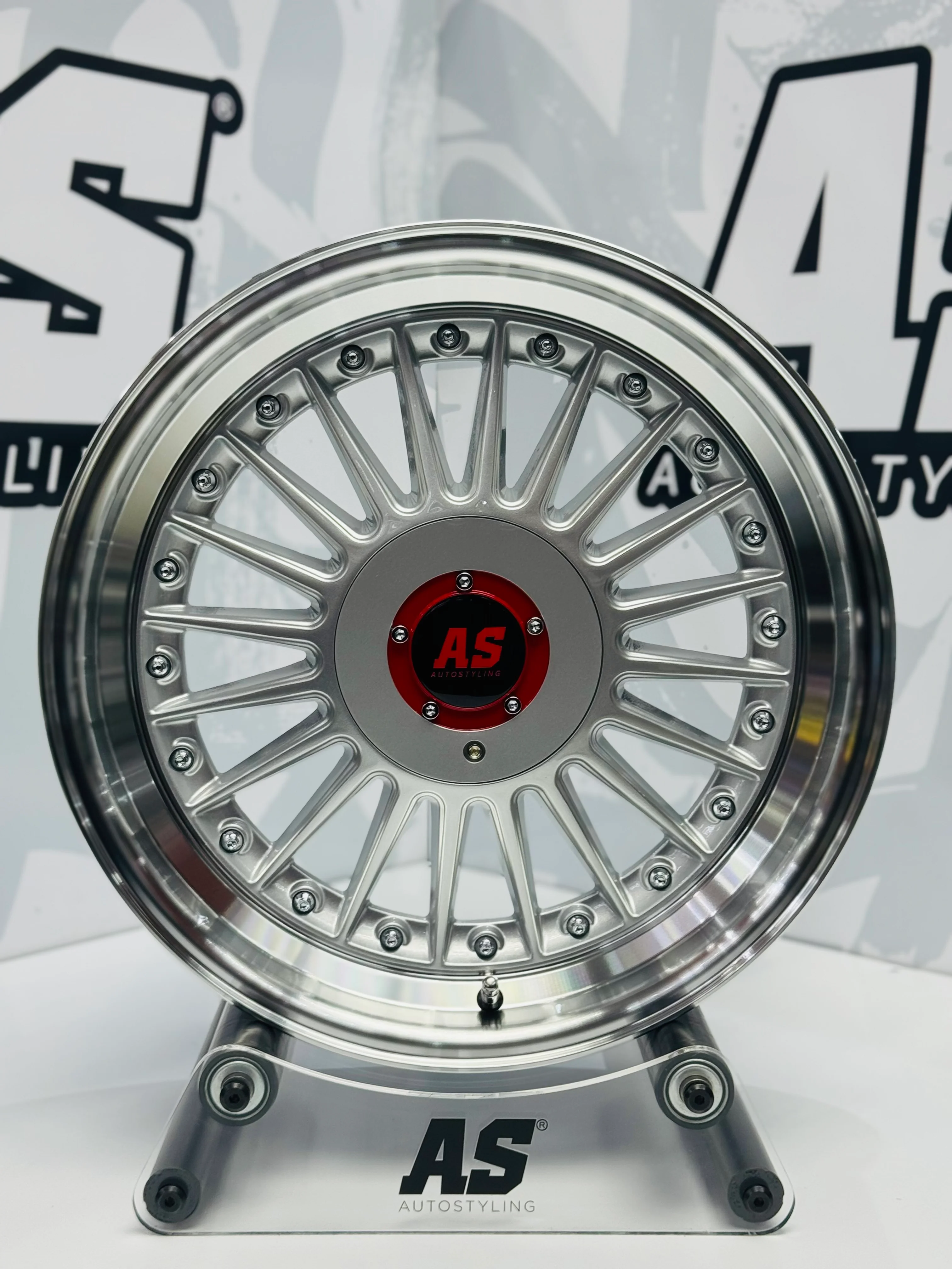 17'' AS-PINA SILVER 5x100 5x113 ( 5x112 & 5x114) PCD