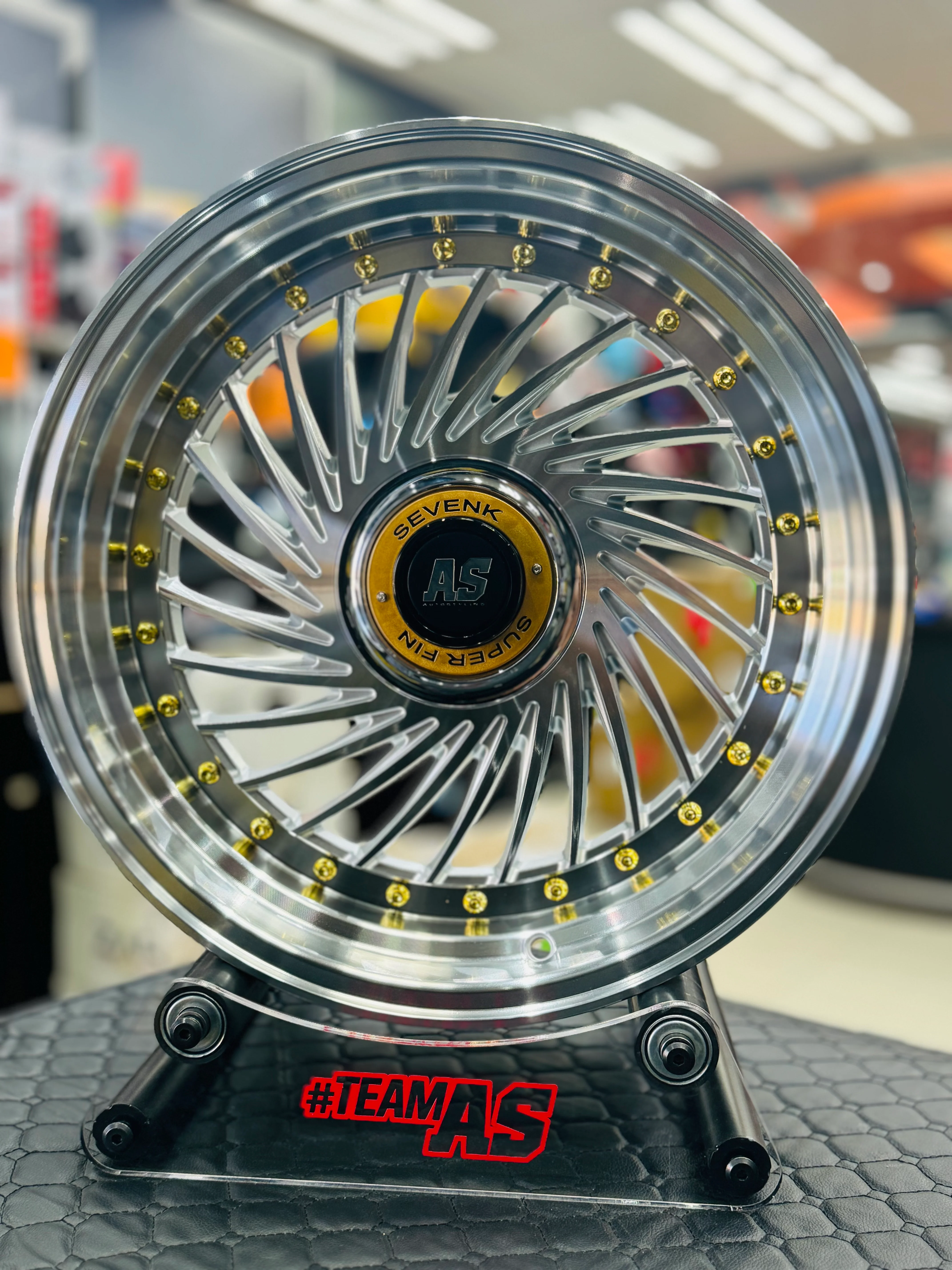 17” AS SUPERFIN (Q) 4x100 & 4x108 silver wheels