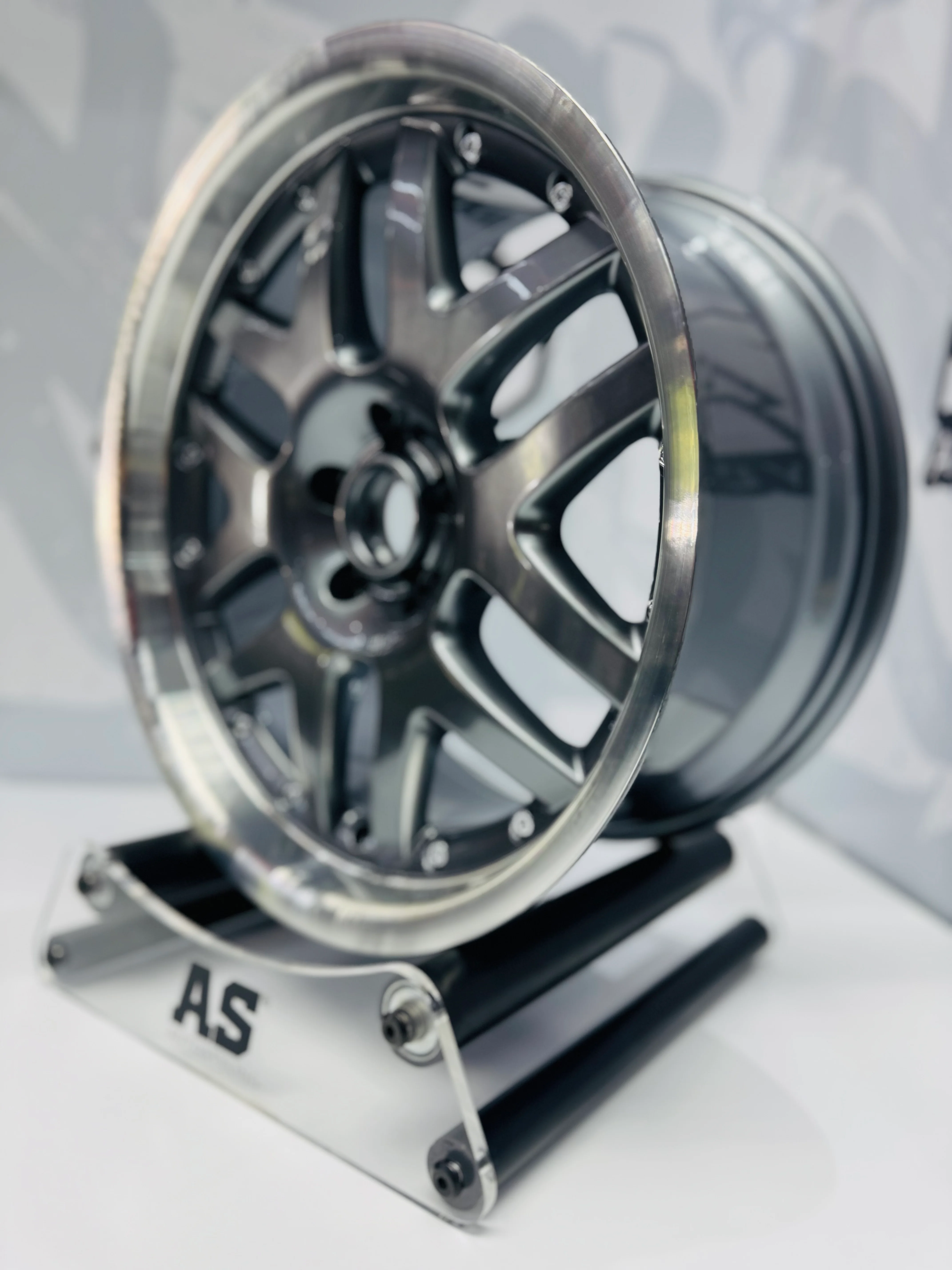 17" AS- TDI SAN MARINO REPS 5/100 GUNMETAL WHEELS - Image 3