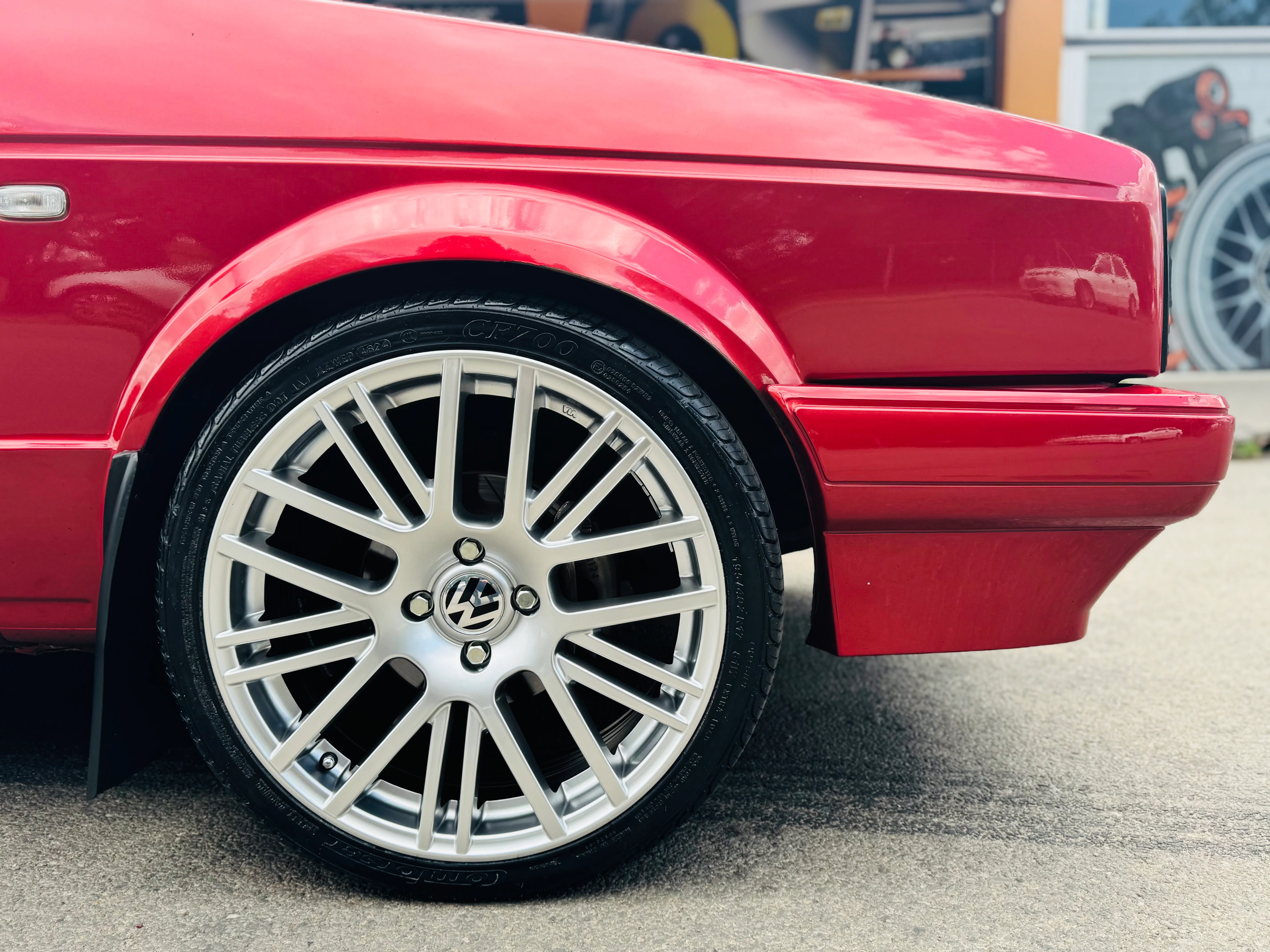 17" AS- VDUB EXOR REPS 4/100 SILVER WHEELS - Image 12
