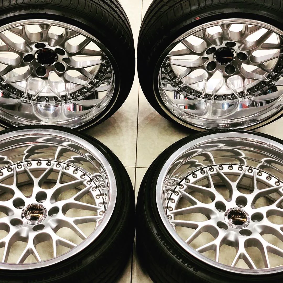 18” 3pce ENKEI AEGIS SPLIT JDM WHEELS 5/114 - Image 2