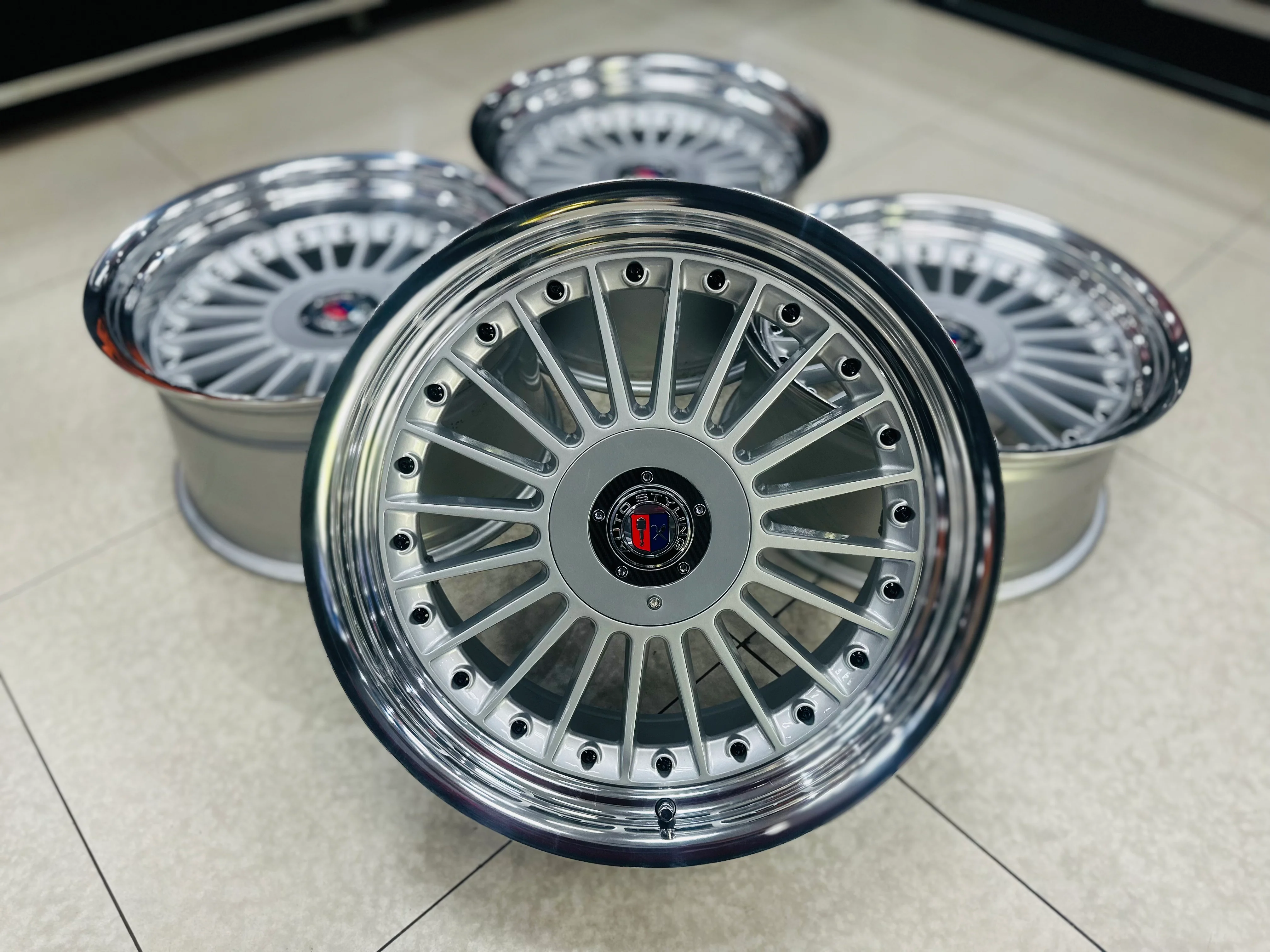 18” AS ALPINA 5X112 & 5X120 wheels with high polished dishes - Image 9