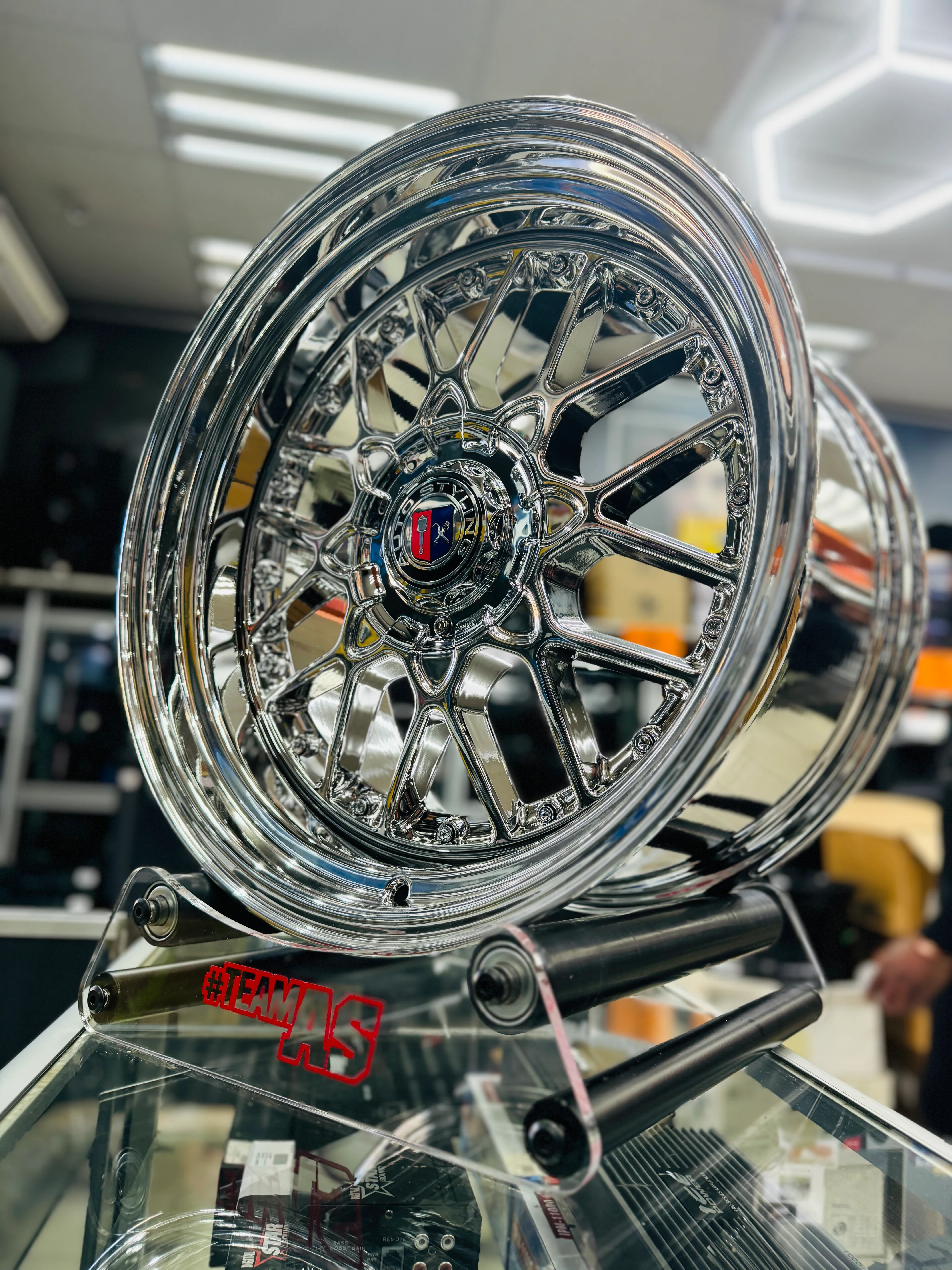 18” ” AS BSRC 5/112 & 5/120 CHROME NARROW WIDES - Image 5