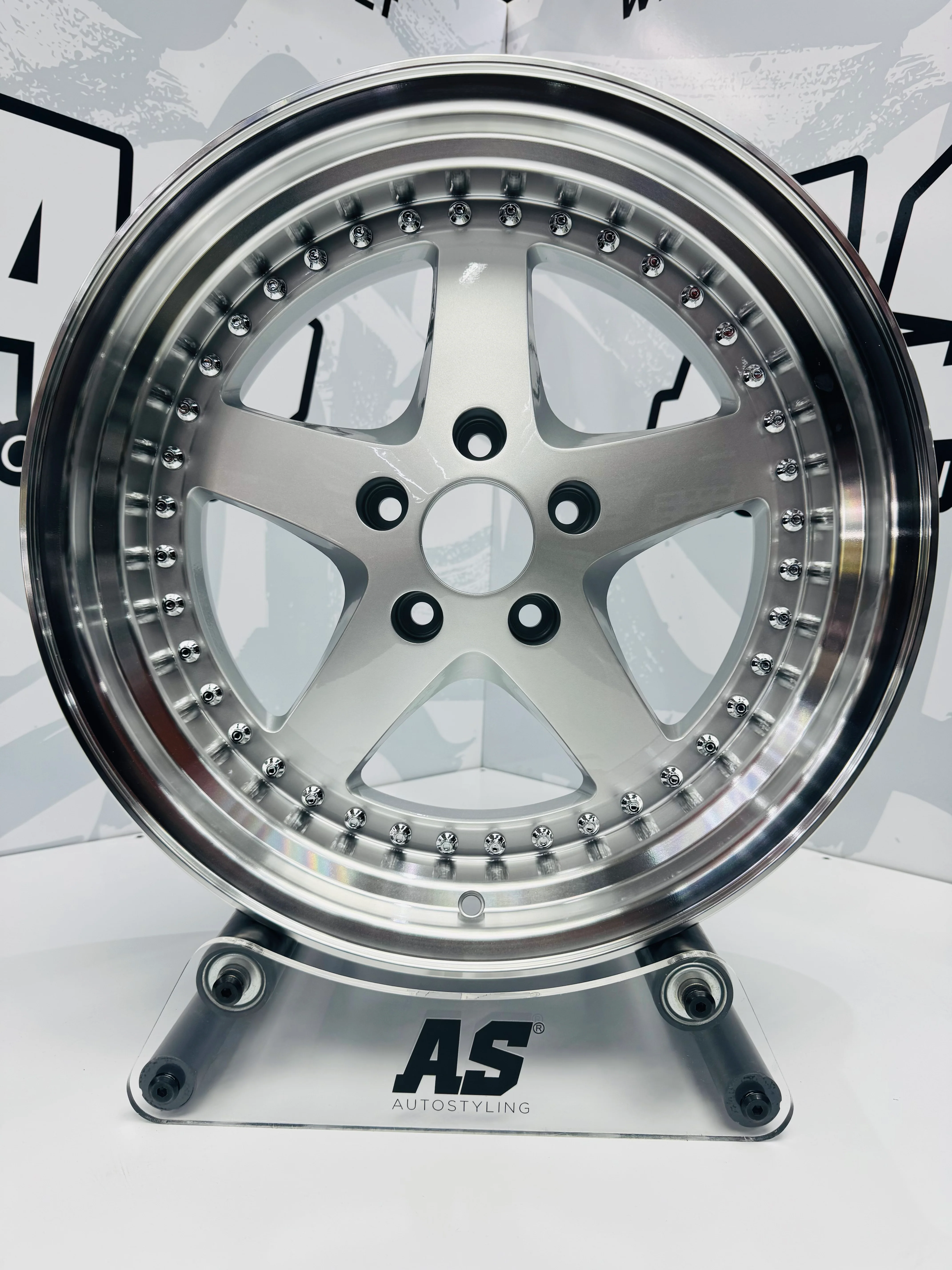 18” AS-EQUIP 5x120 SILVER - Image 2