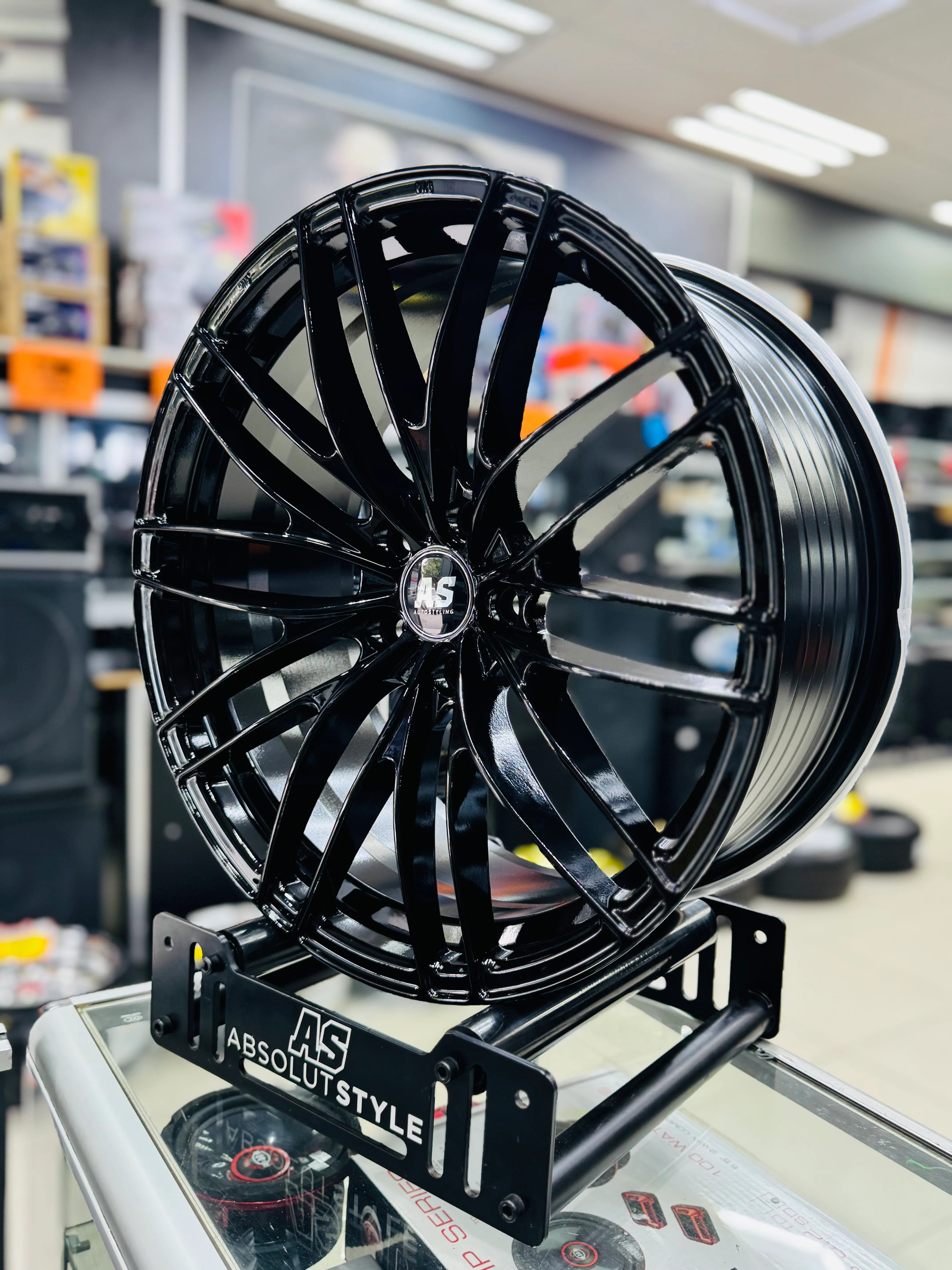 19” AS-K327 ( 5x112 ) gloss black - Image 2