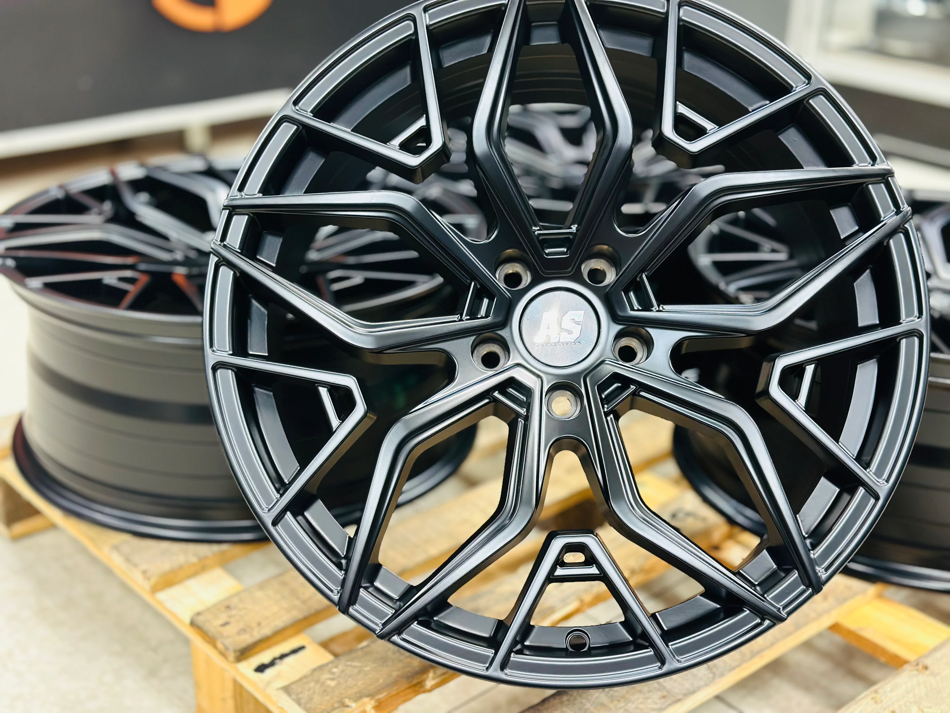19” AS-KKR  5X112 & 5x120 SATIN  BLACK - Image 49