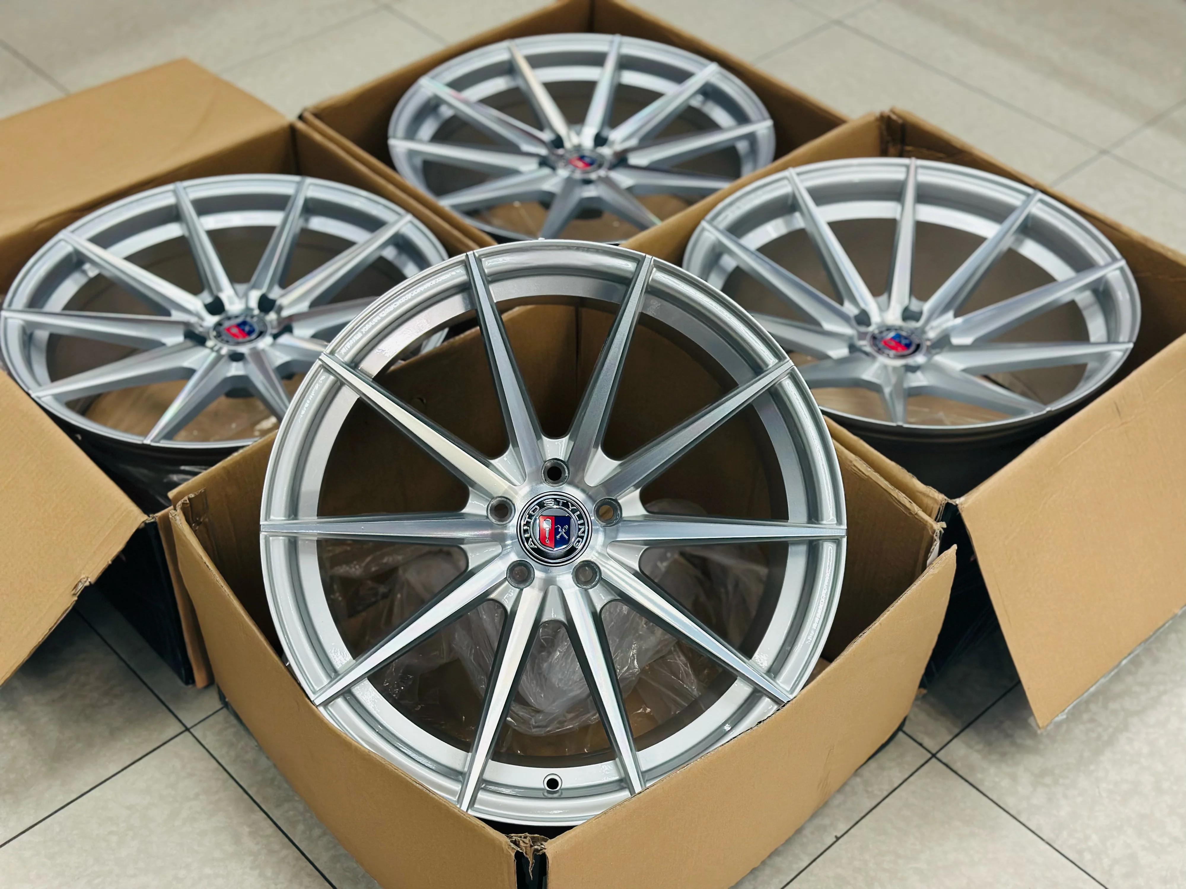 20” AS-5010 5x112 PCD SILVER - Image 2