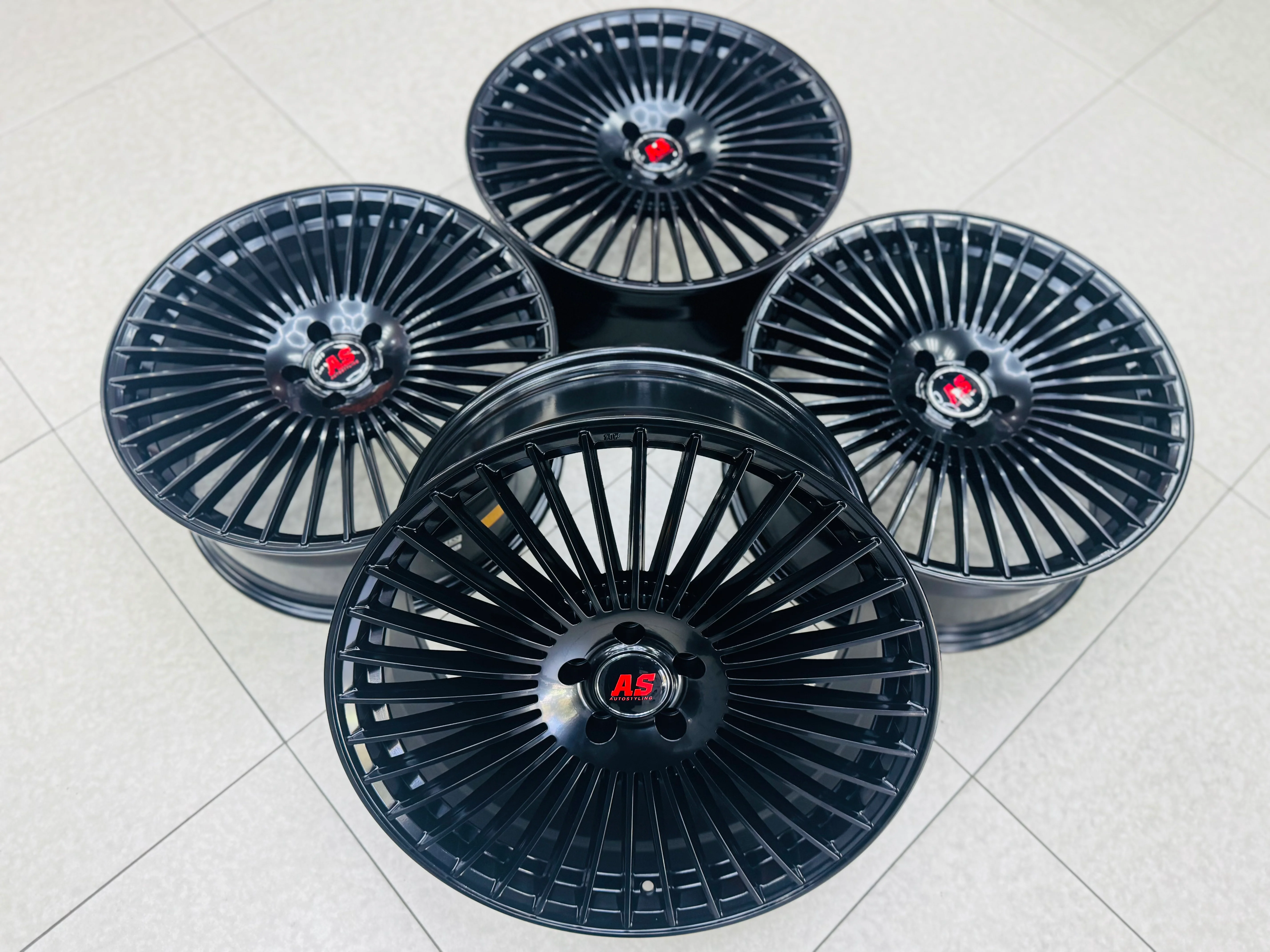 20″ 5/112 Velvet Black Alloy Wheels - Image 10