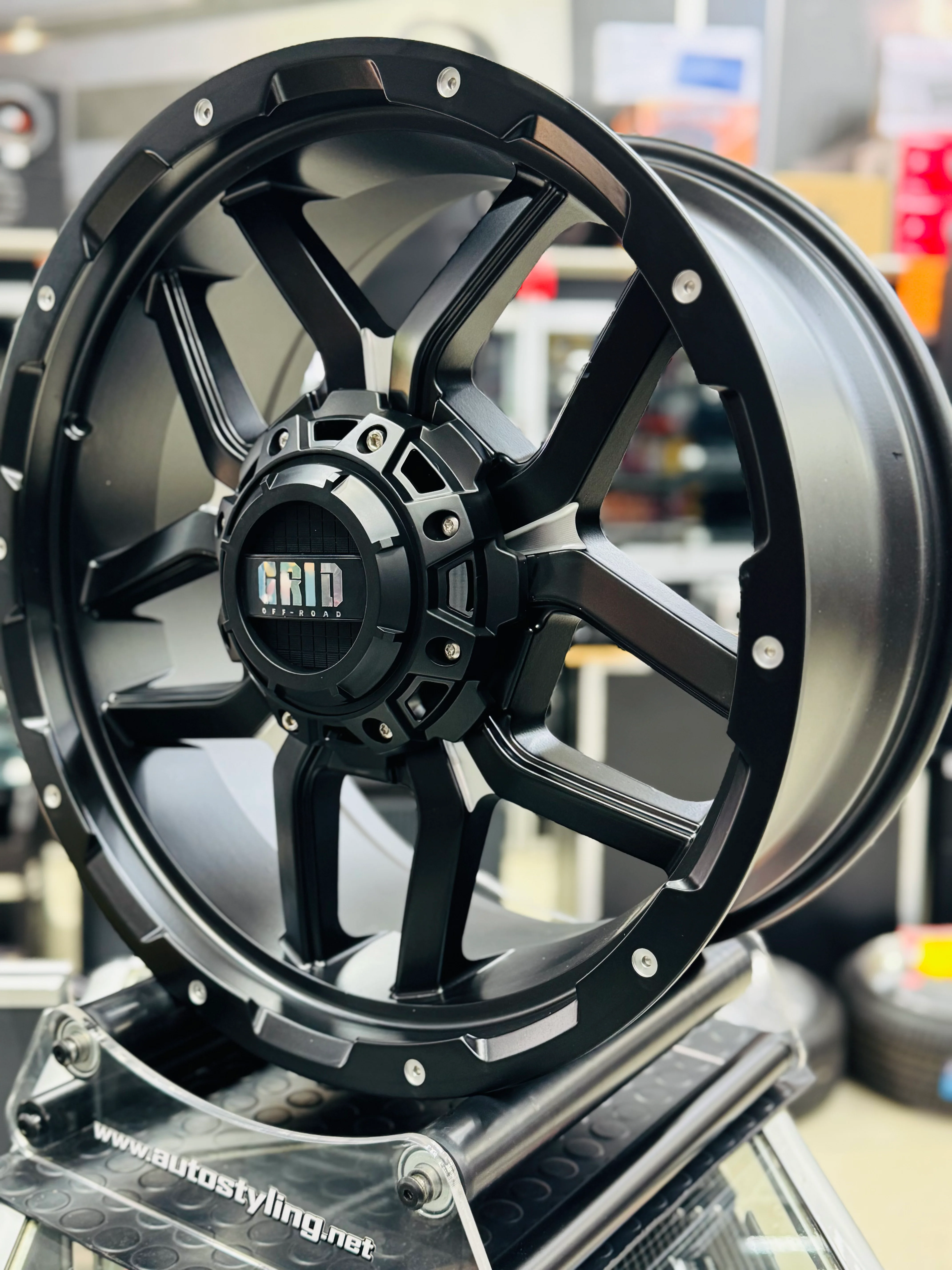 20” AS-F32JT198 6/139 BLACK BAKKIE RIMS - Image 9