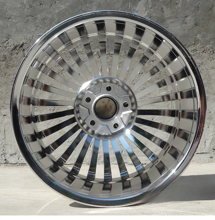 20” AS-F601 MAYBACH  5/112 CHROME - Image 9