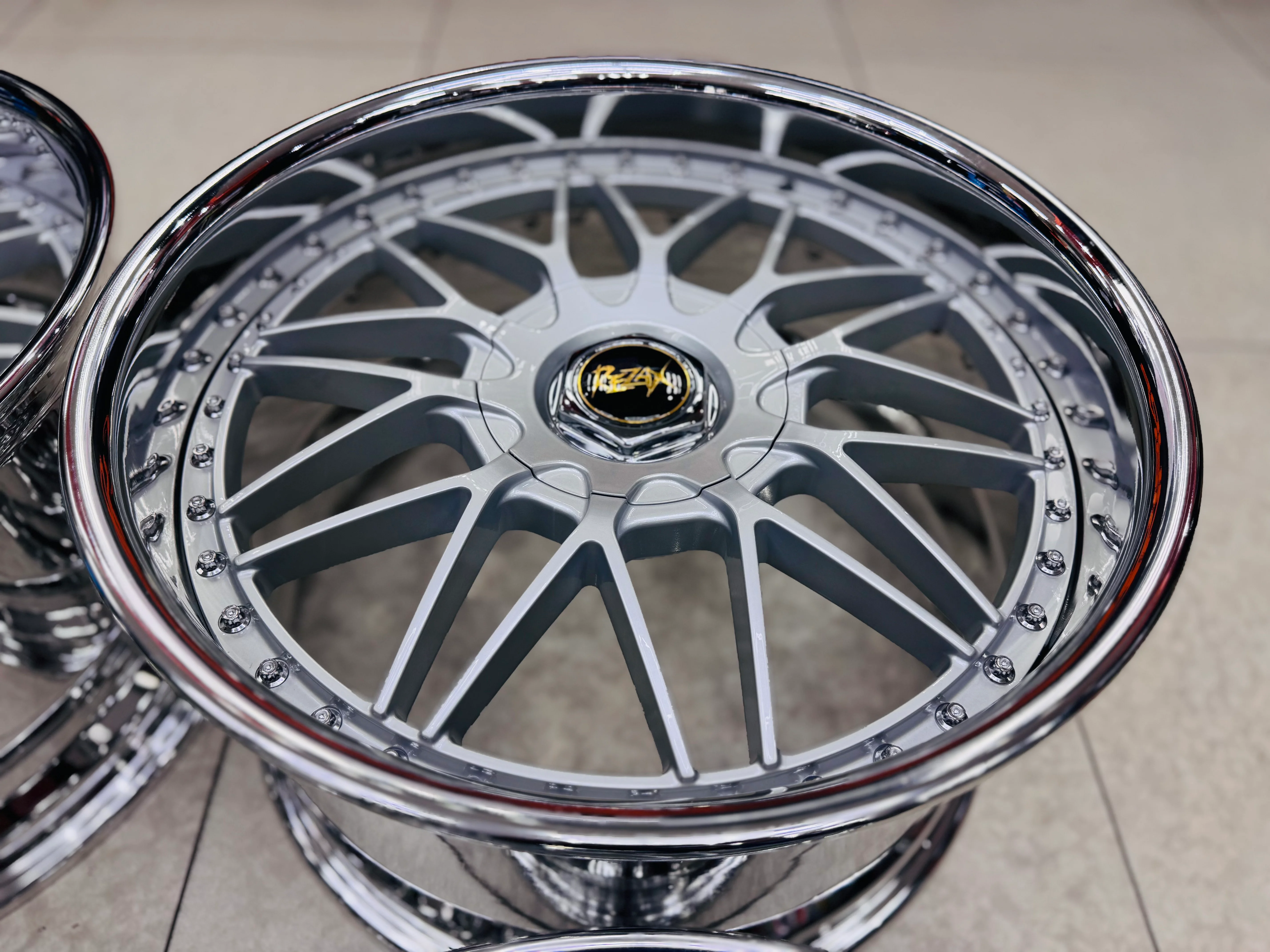 20” REZAX 2pce split forged  wheels - Image 12