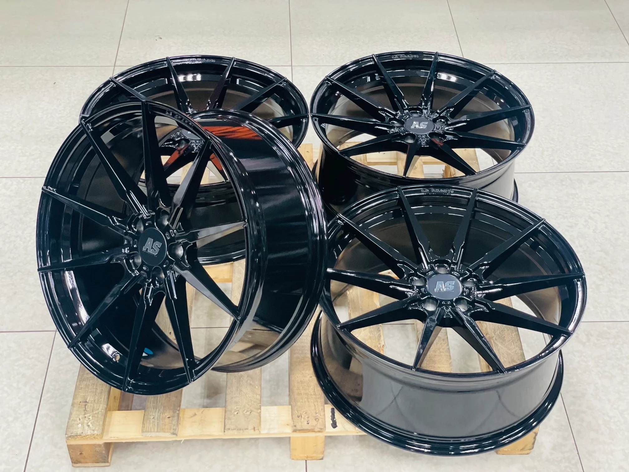 21” AS-5010 5x112 9j PCD gloss black wheels perfect for TIGUAN - Image 7