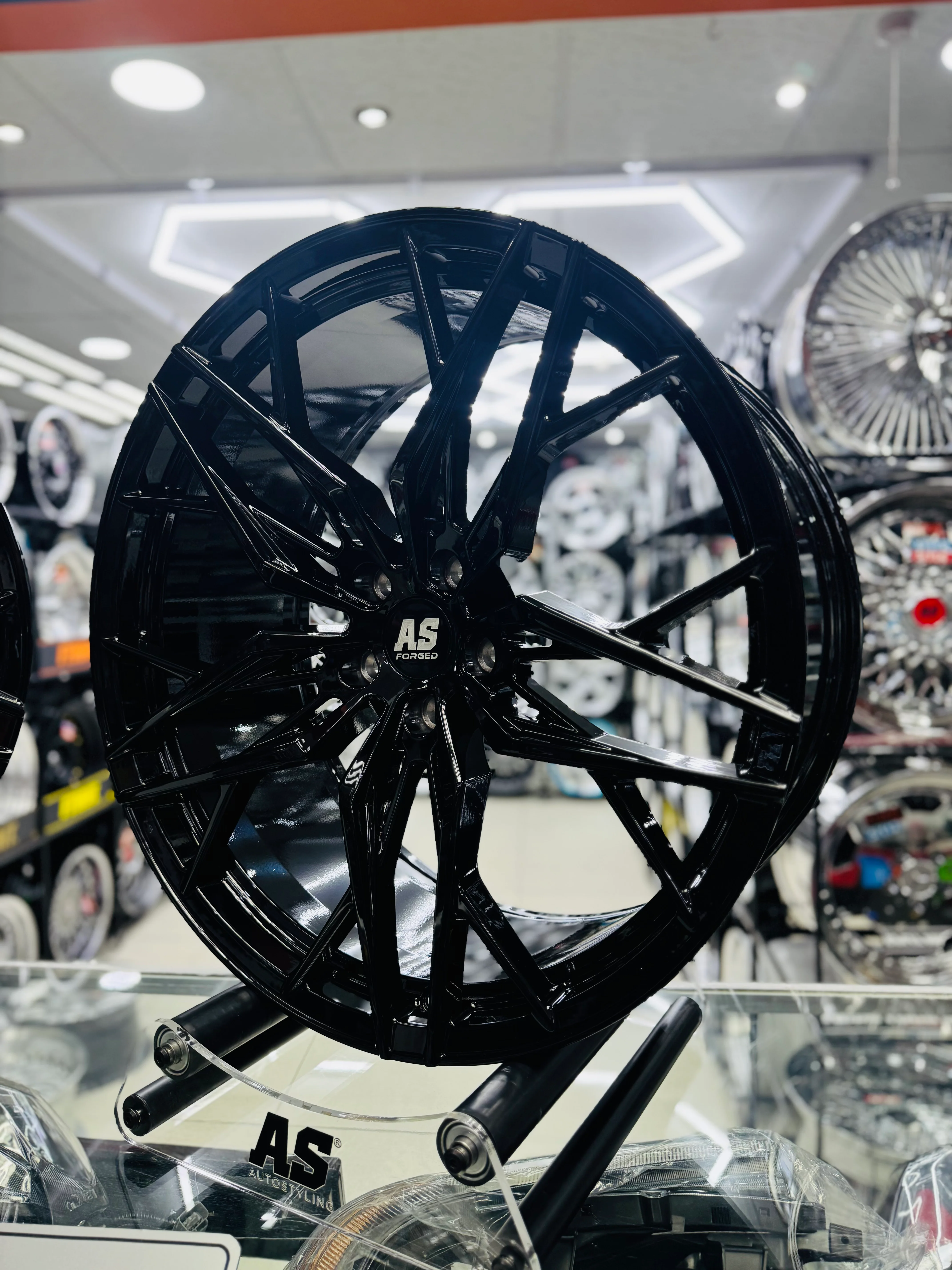 22” AS-035 FORGED BMW X5 RIMS 5/120 GLOSS BLACK - Image 4