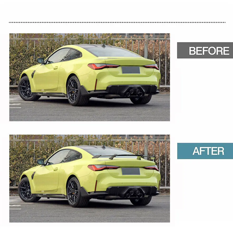 BM G80 / G82 (M3/M4) Gloss Black M-Performance Competition Style Rear Wing - Image 2