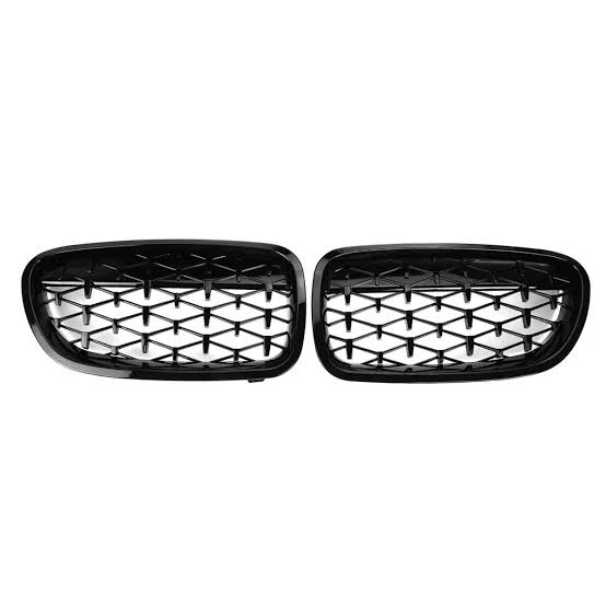 BMW F10 PRE FACELIFT MILLION STAR KIDNEY GRILLS  GLOSS BLACK - Image 2