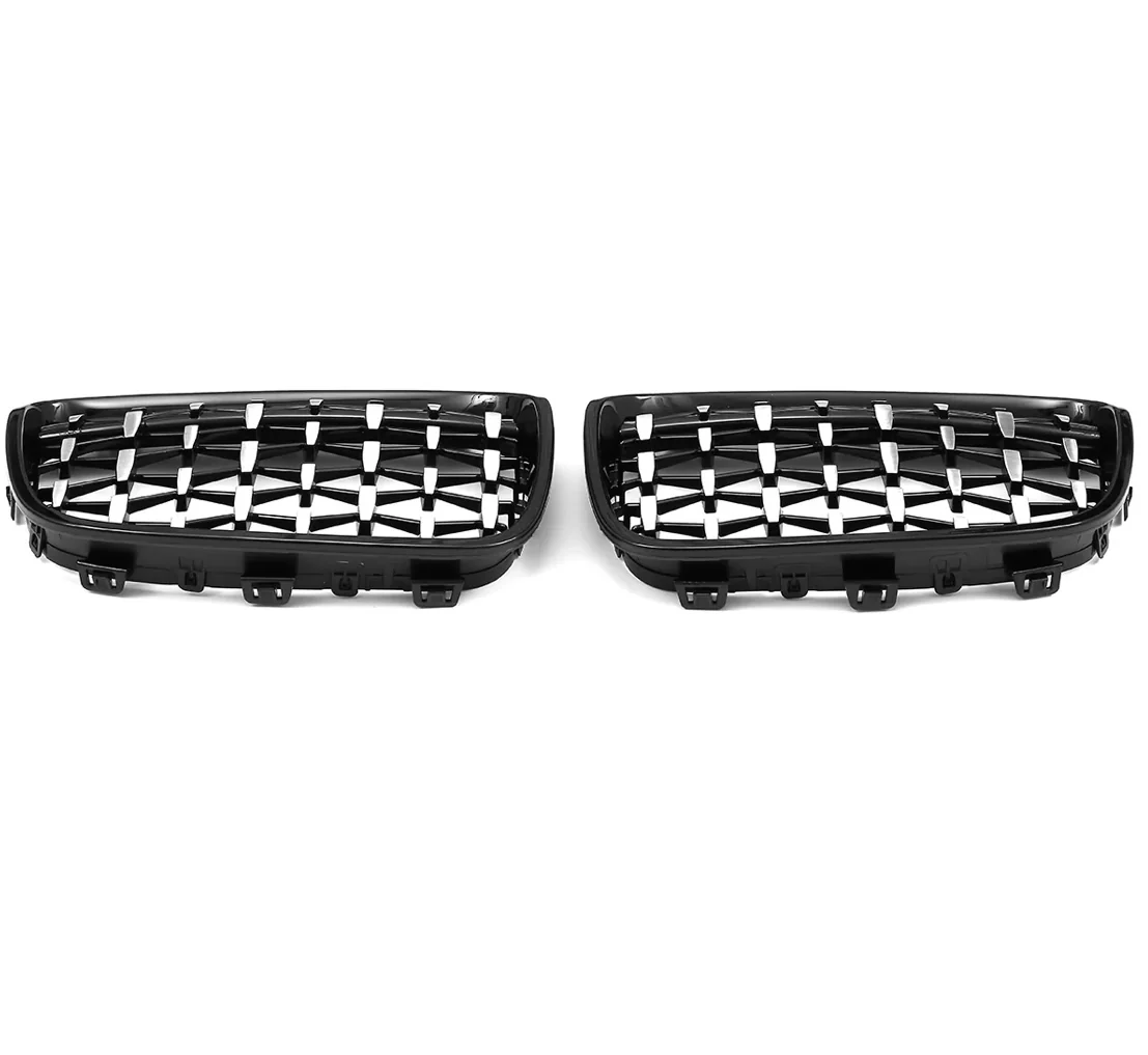 BMW F20/21 1series FACELIFT MILLION STAR KIDNEY GRILLS  SILVER DIAMOND - Image 2