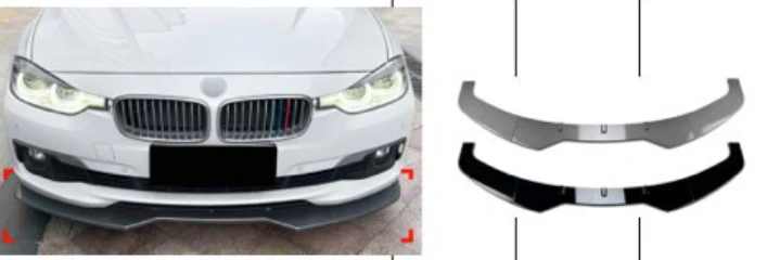 BMW F30 ( Non m sport ) front spoiler without wings - Image 3