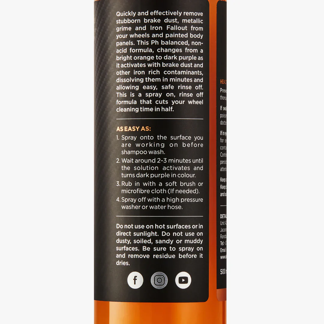 DETAILEASE Decon8 - Wheel Cleaner & Iron Fallout Remover - Image 4