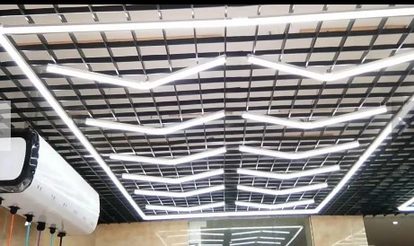 Designer Hexagon /arrow led lights 4.8m x2.4m - Image 13