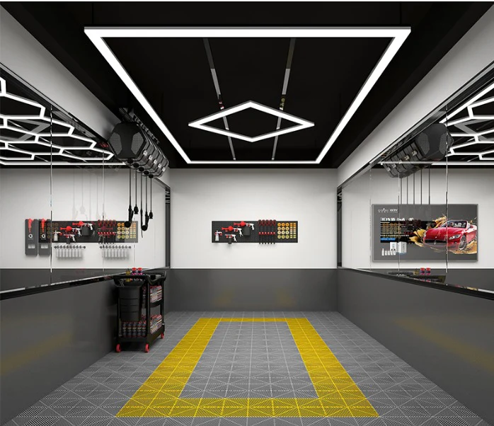 Designer Hexagon /arrow led lights 4.8m x2.4m - Image 35
