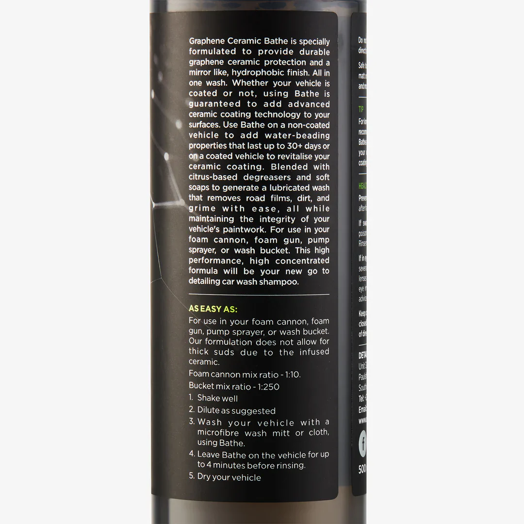 DETAILEASE Graphene Ceramic Bathe - Ceramic Shampoo - Image 4