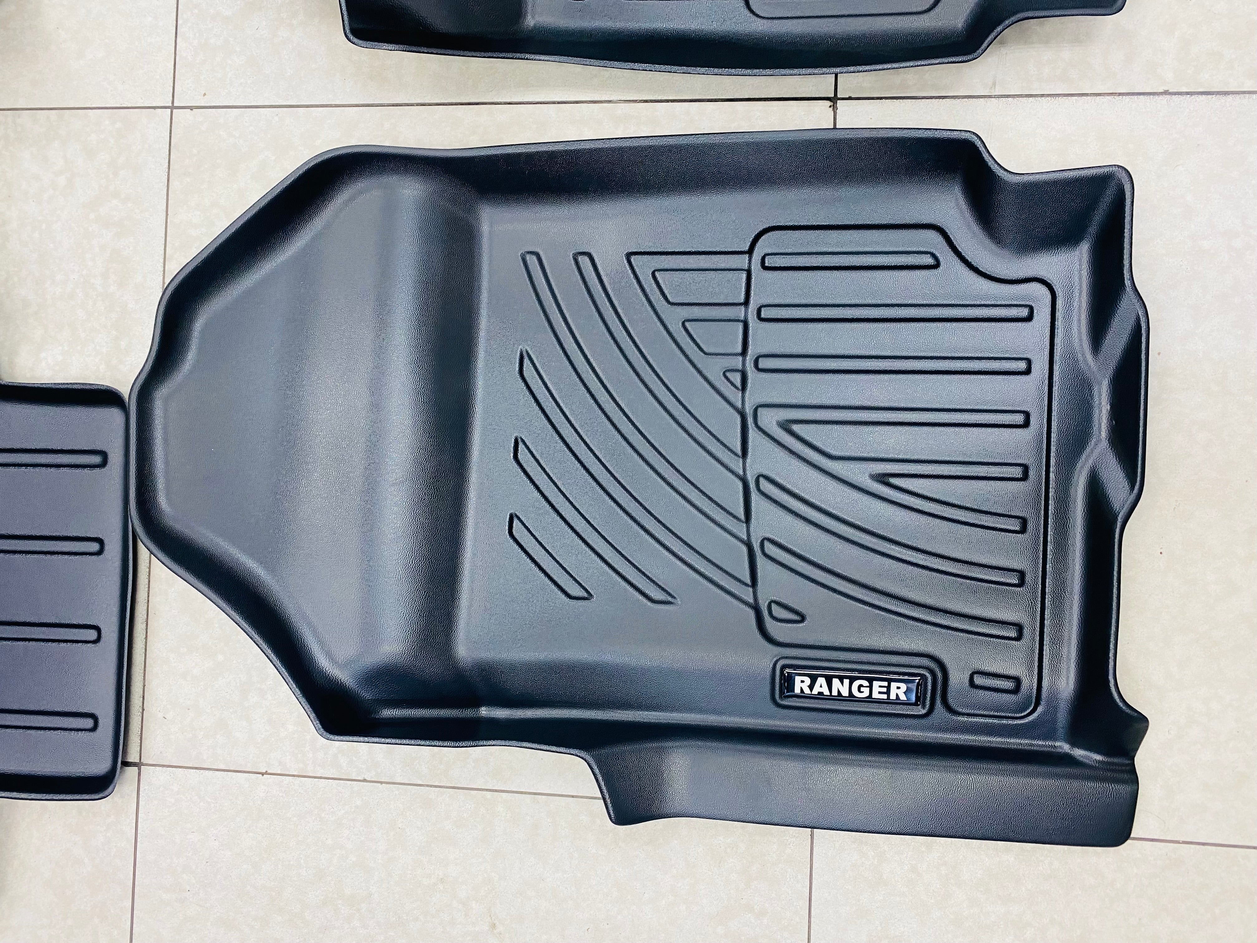 Ford ranger 2012-2020 plastic moulded interior lining mat set - Image 7