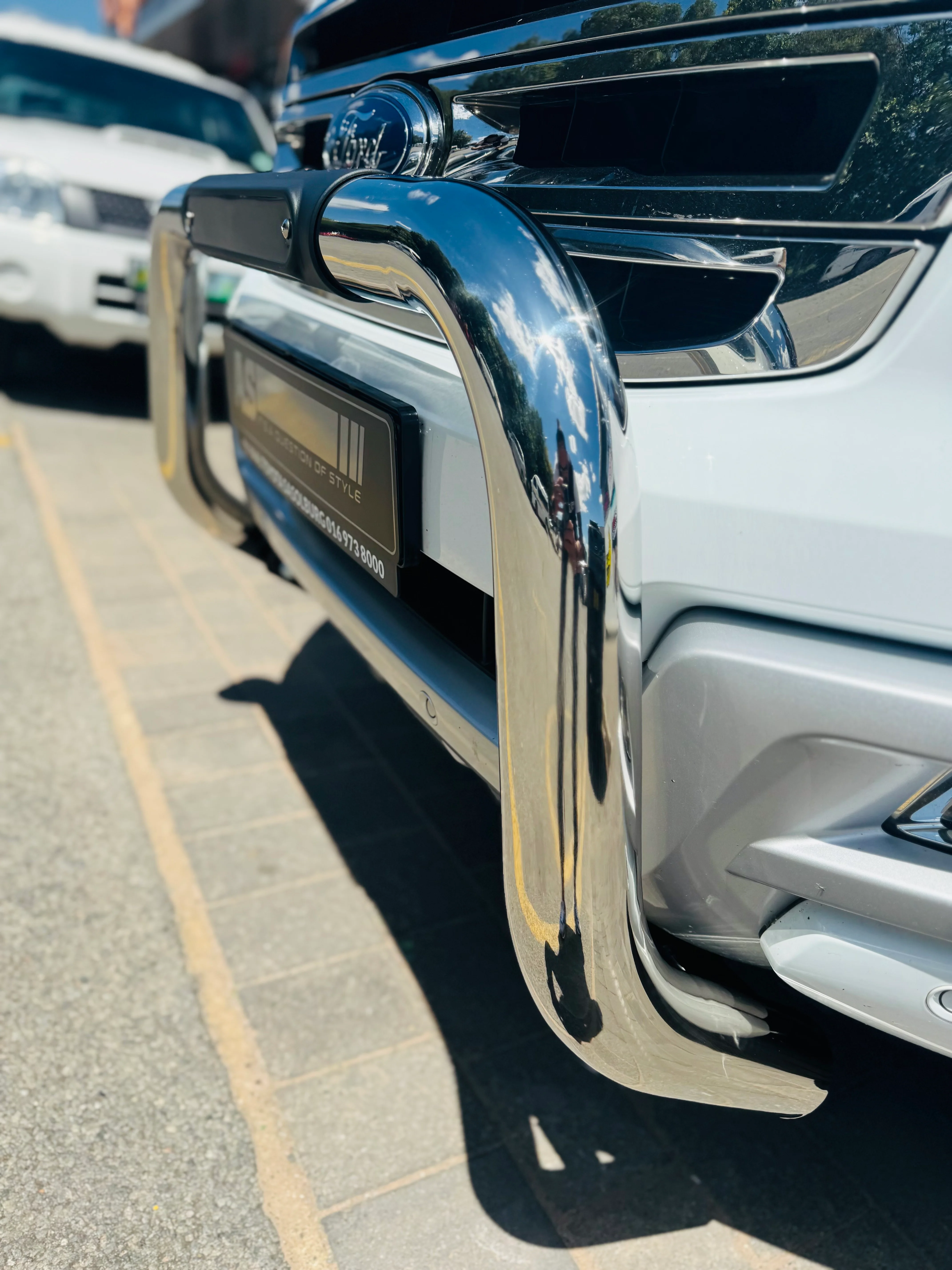 FORD RANGER 2016-2021 PDC FRIENDLY NUDGE BAR CHROME - Image 11