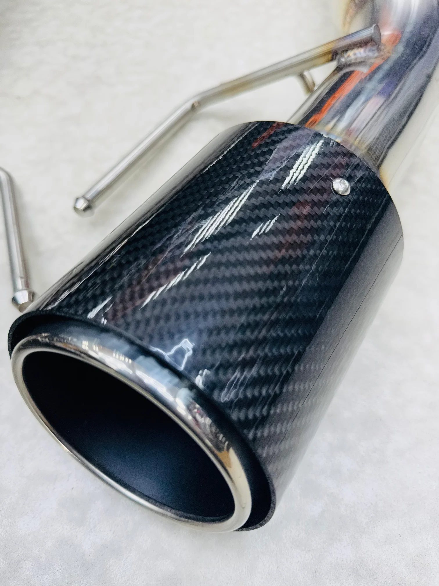 FORD RANGER T9 RAPTOR EXHAUST SYSTEM CARBON TIPS - Image 5