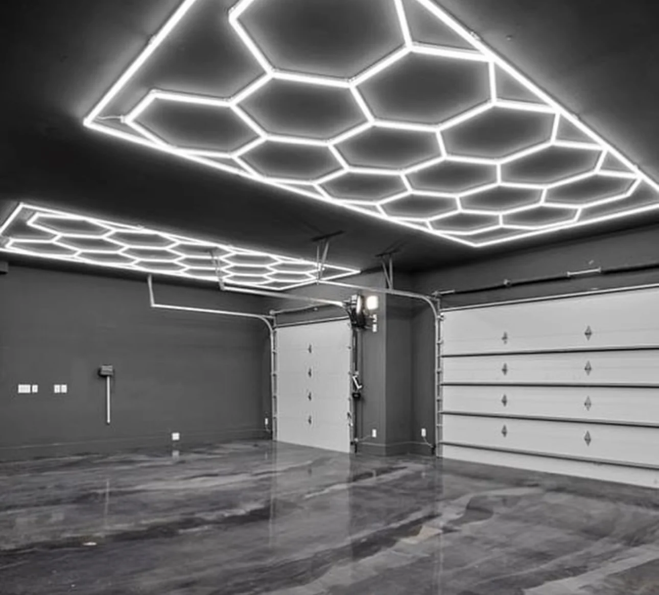Autostyling Klerksdorp Hexagonal Grid Light Aluminium Ceiling Light LED Ceiling Lamp With Bulb (White) 2.4m x4.8m WHOLESALE PRICE DIRECT TO PUBLIC ! - Image 23